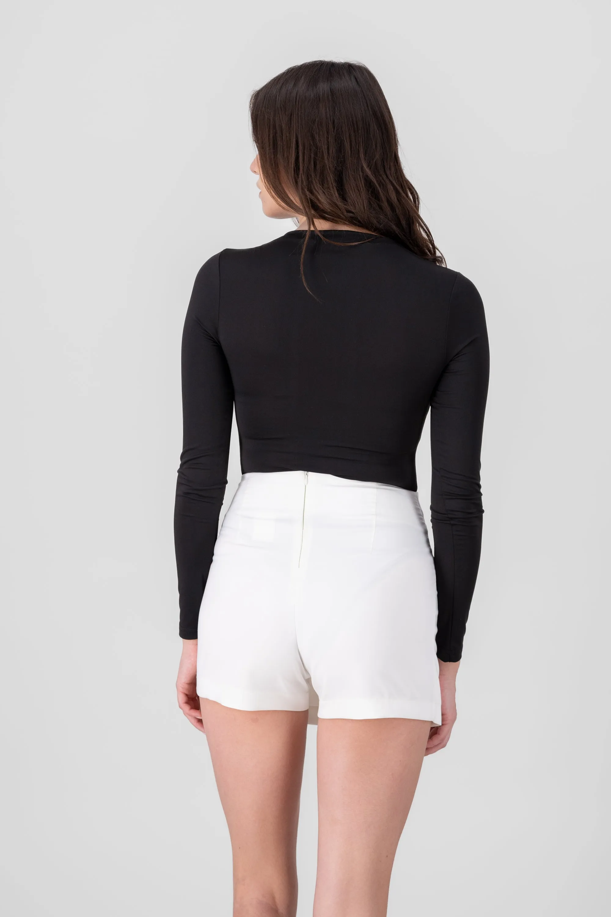 Bodysuit manga larga drapeados sold by Shasa product image thumbnail 4