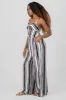 Jumpsuit rayas detalla escote sold by Shasa
