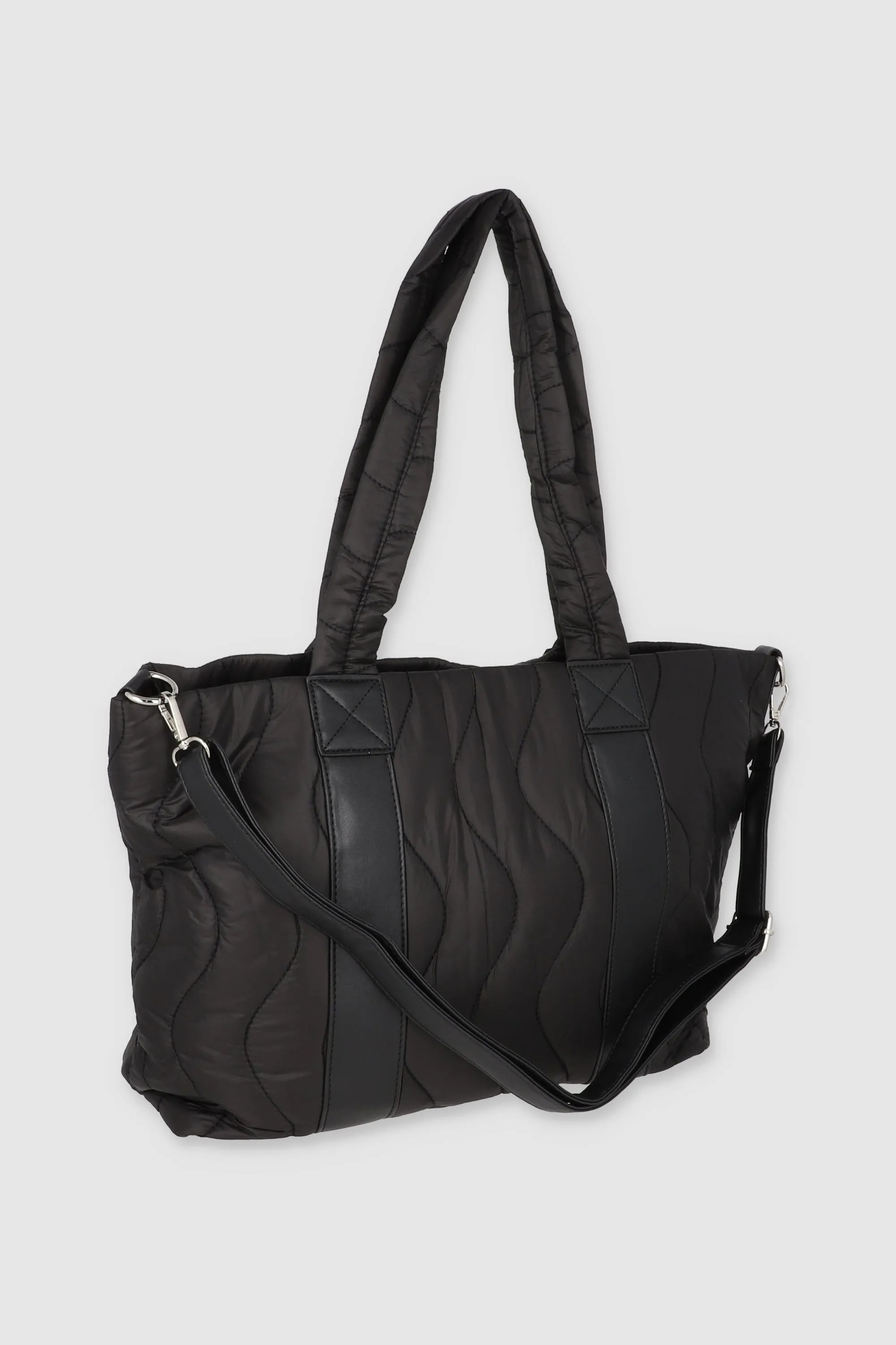 Bolsa tote capitonada ondas jareta sold by Shasa product image thumbnail 3
