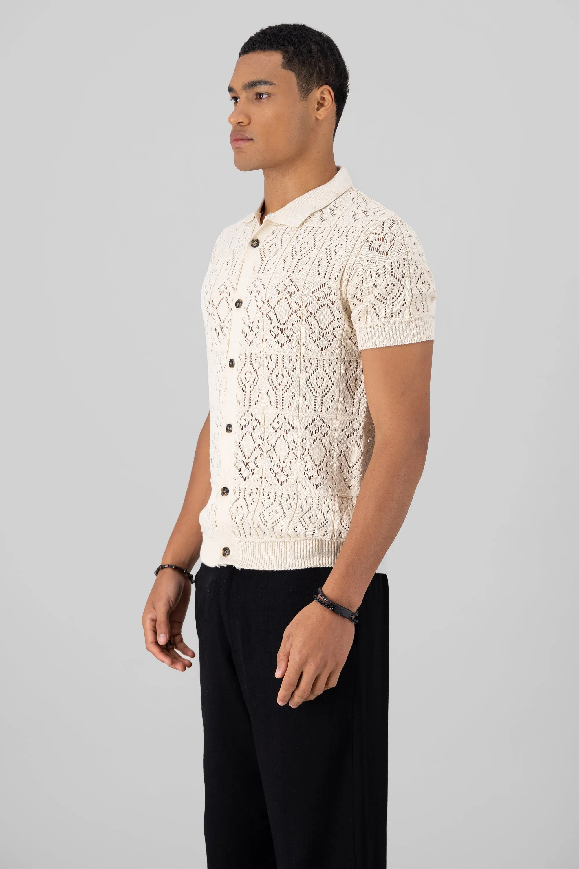 Camisa knit textura sold by Shasa product image thumbnail 3