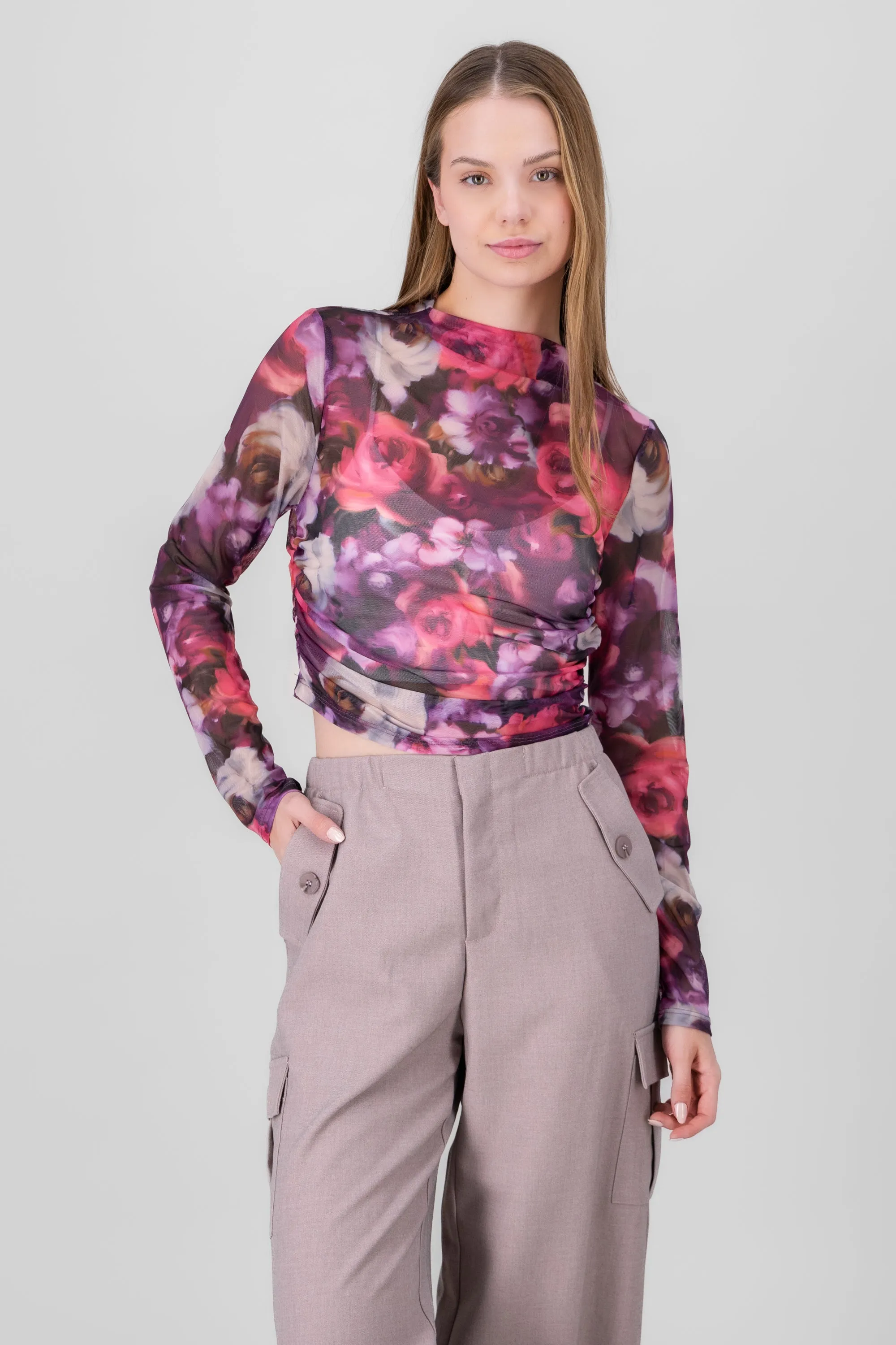 Top estampado de manga larga sold by Shasa