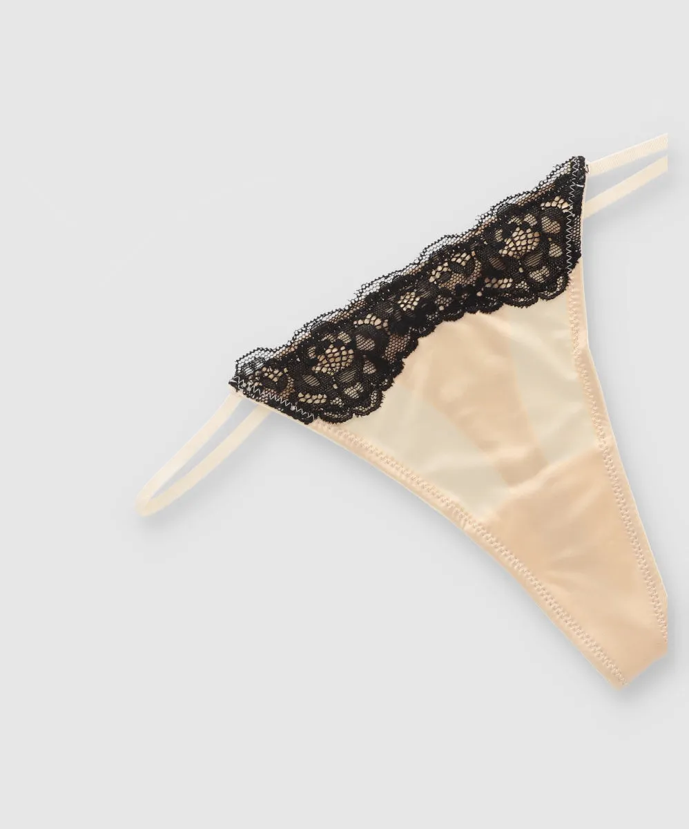 Tanga satin encaje bies sold by Shasa product image thumbnail 3