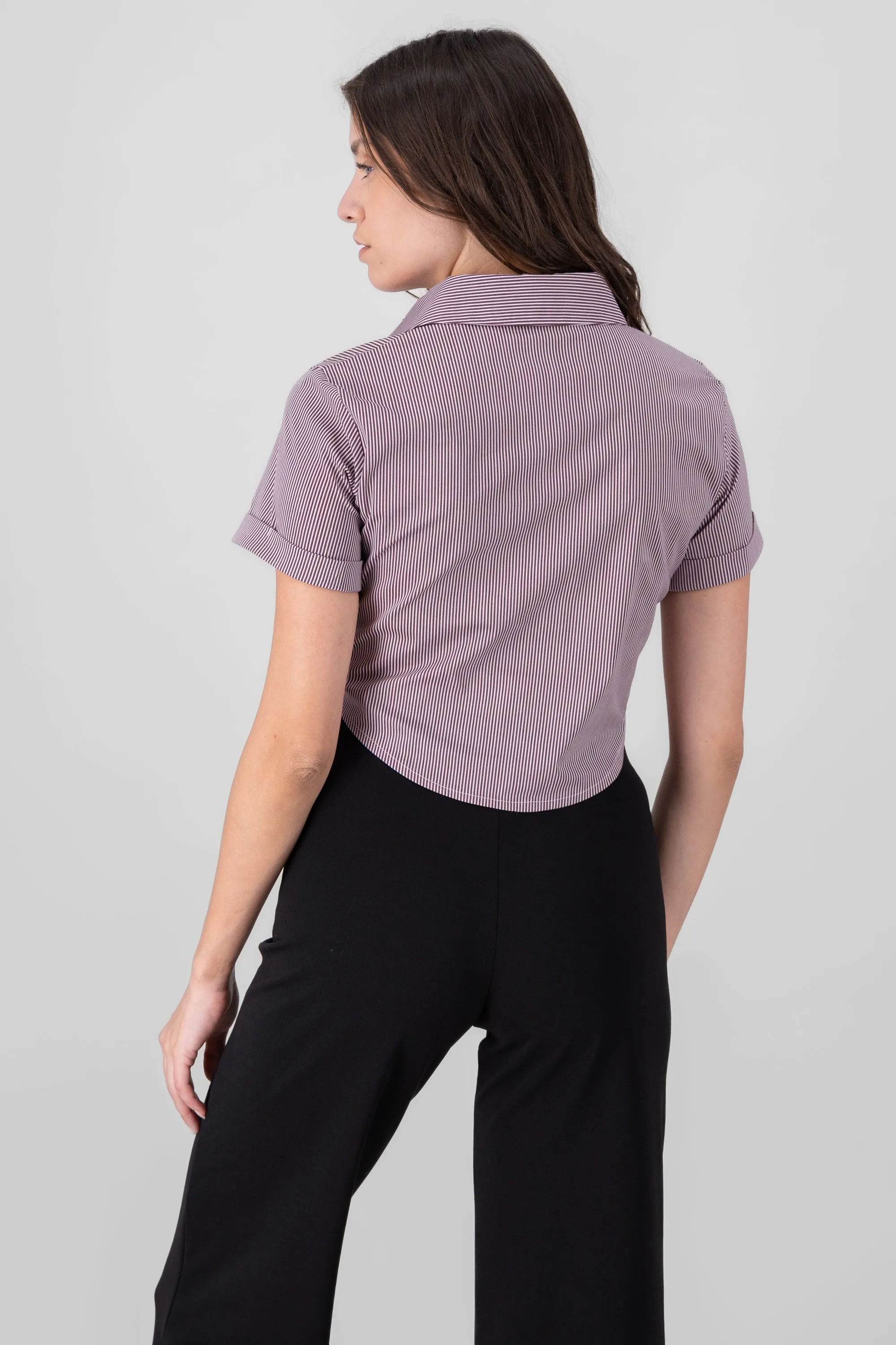 Camisa crop manga corta sold by Shasa product image thumbnail 4