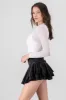 Top Mesh Manga Larga Brillos sold by Shasa
