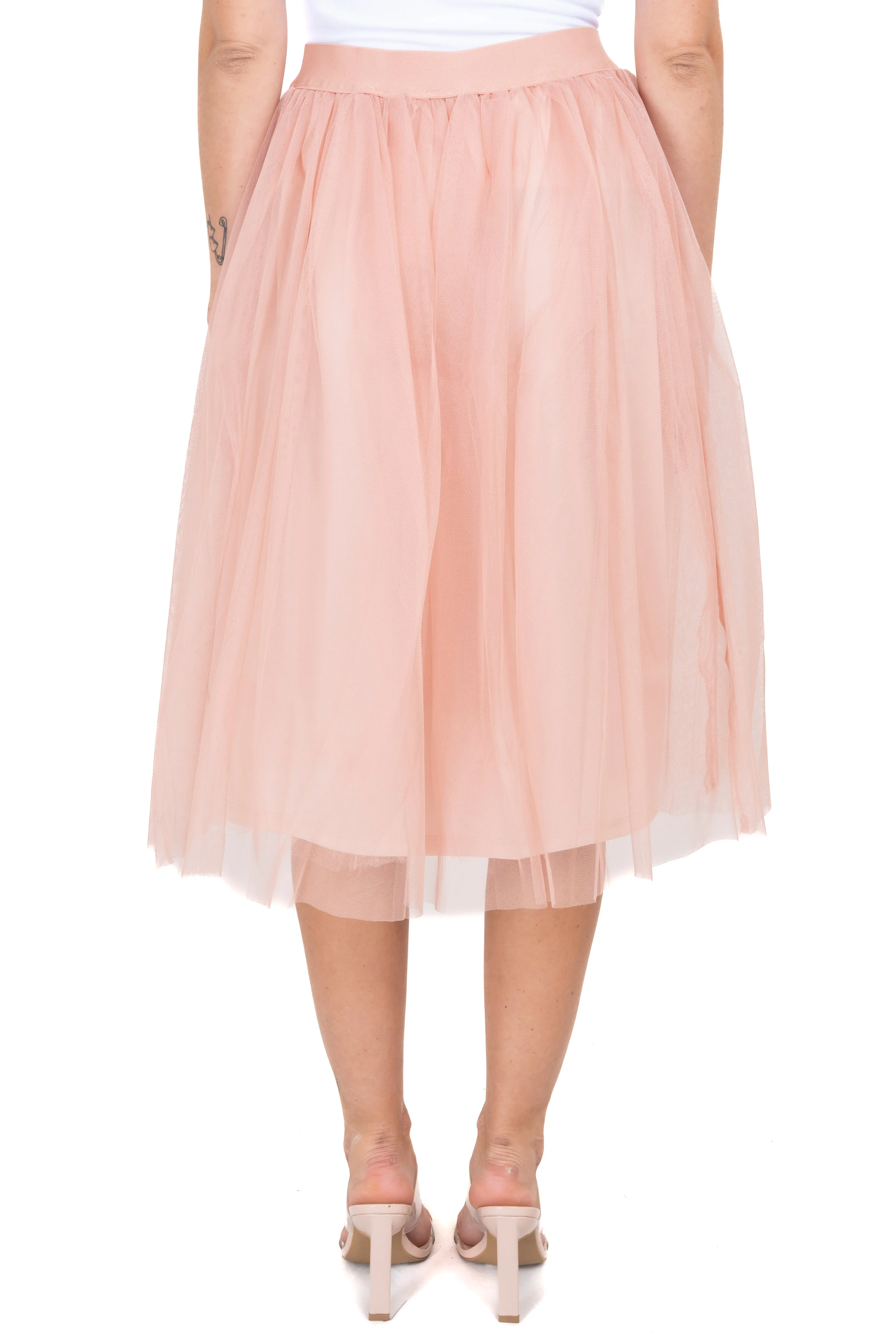 Falda midi con volumen lisa sold by Shasa product image thumbnail 4