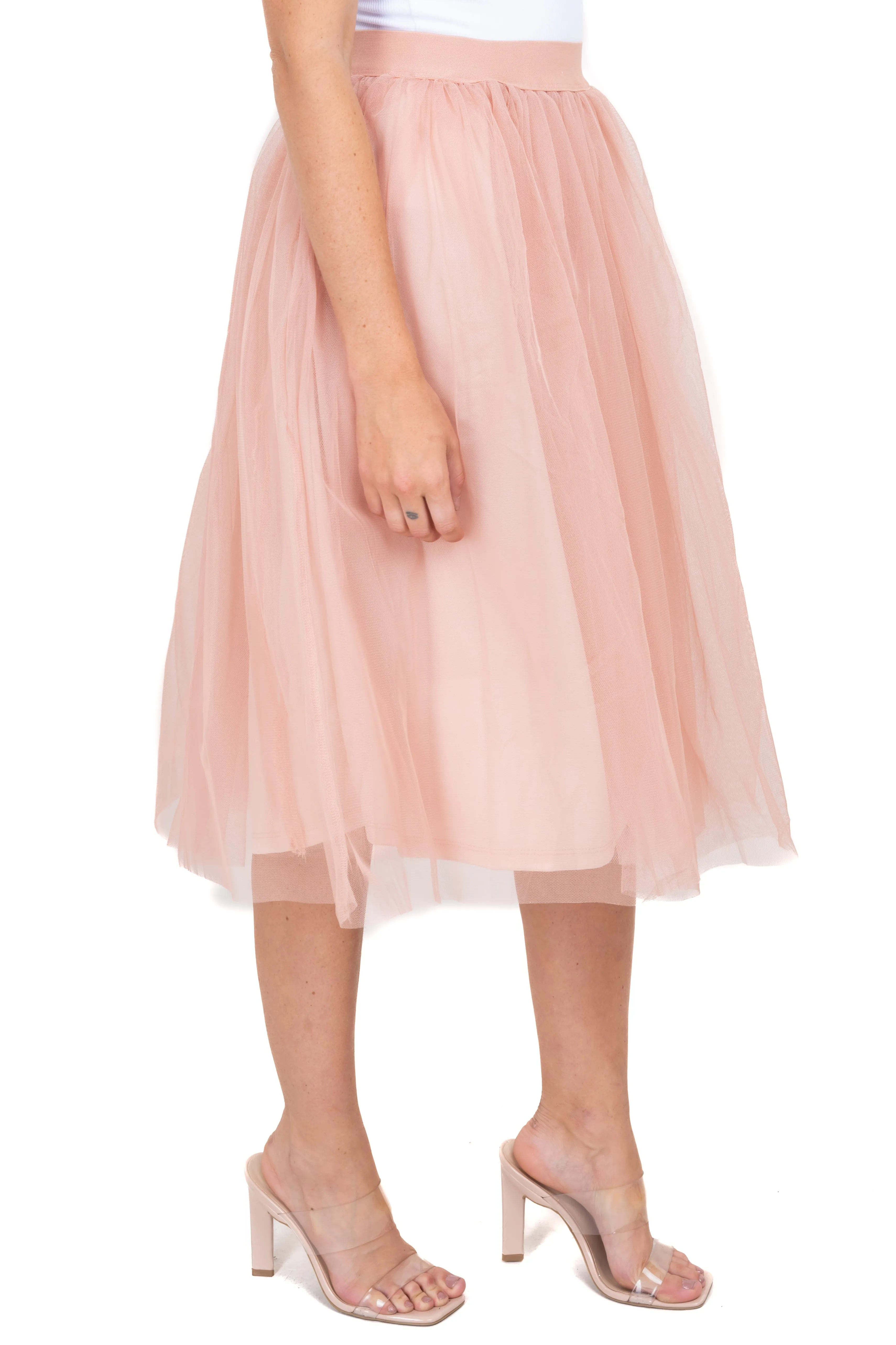 Falda midi con volumen lisa sold by Shasa product image thumbnail 3