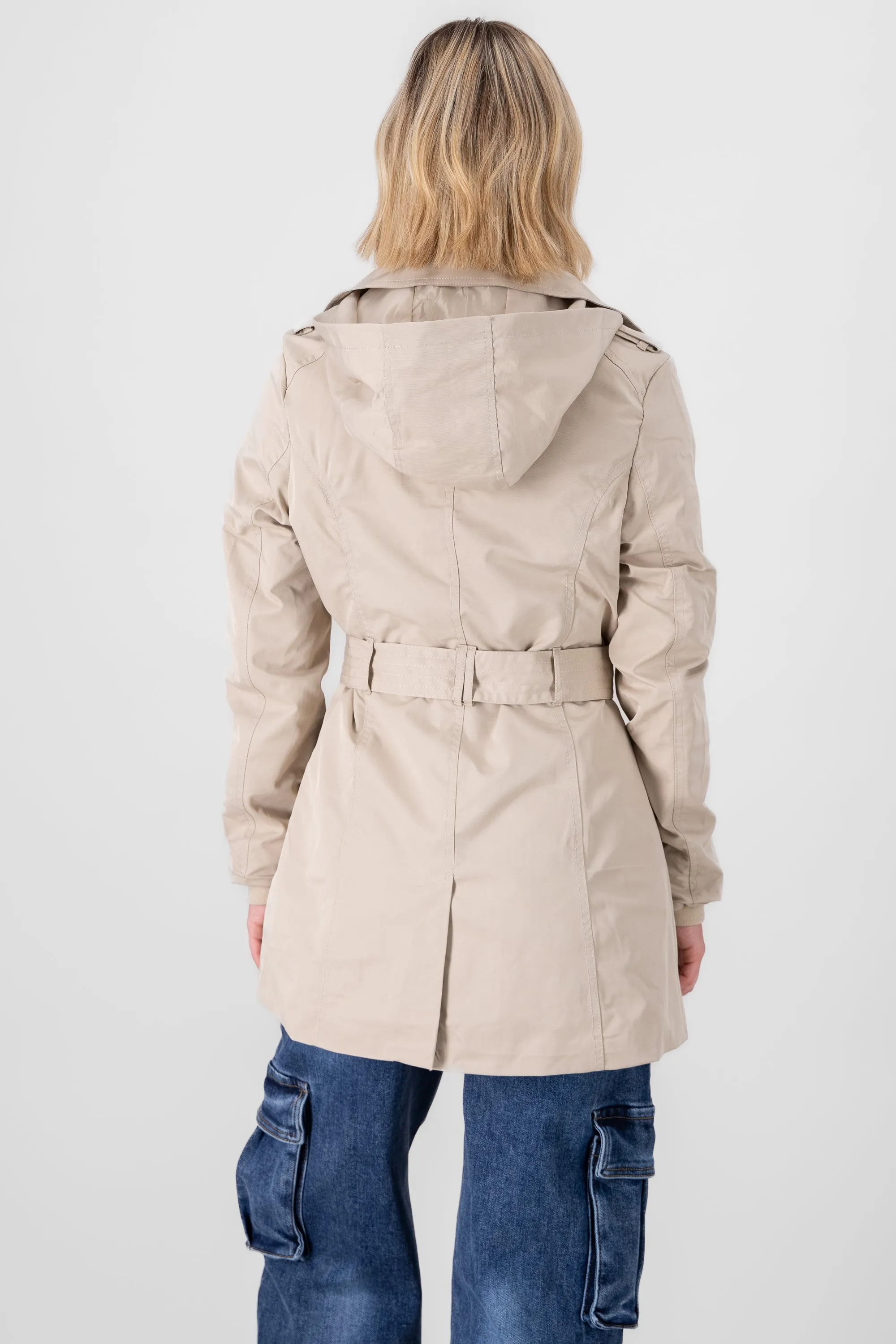 Gabardina ajustada capucha sold by Shasa product image thumbnail 4