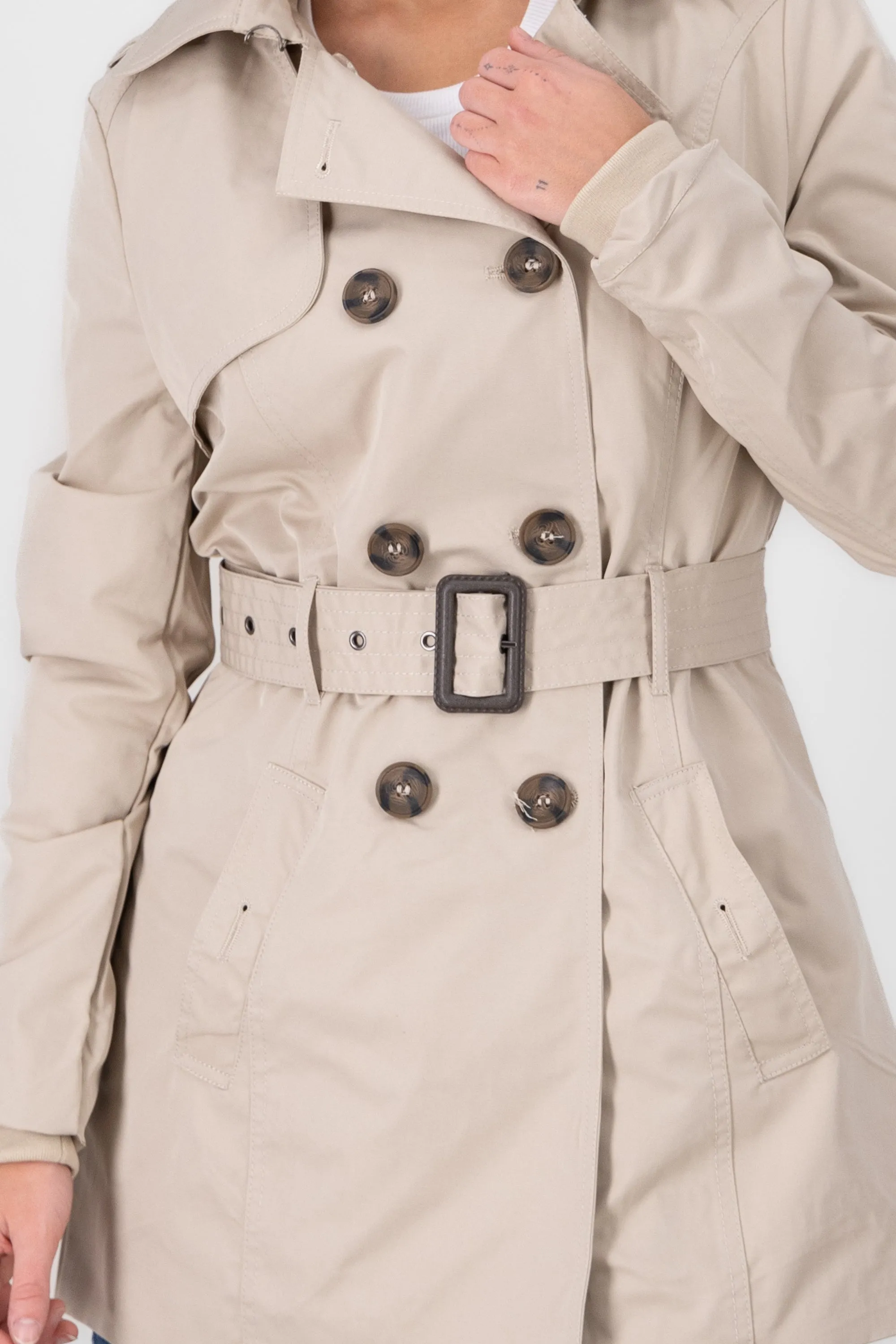 Gabardina ajustada capucha sold by Shasa product image thumbnail 5