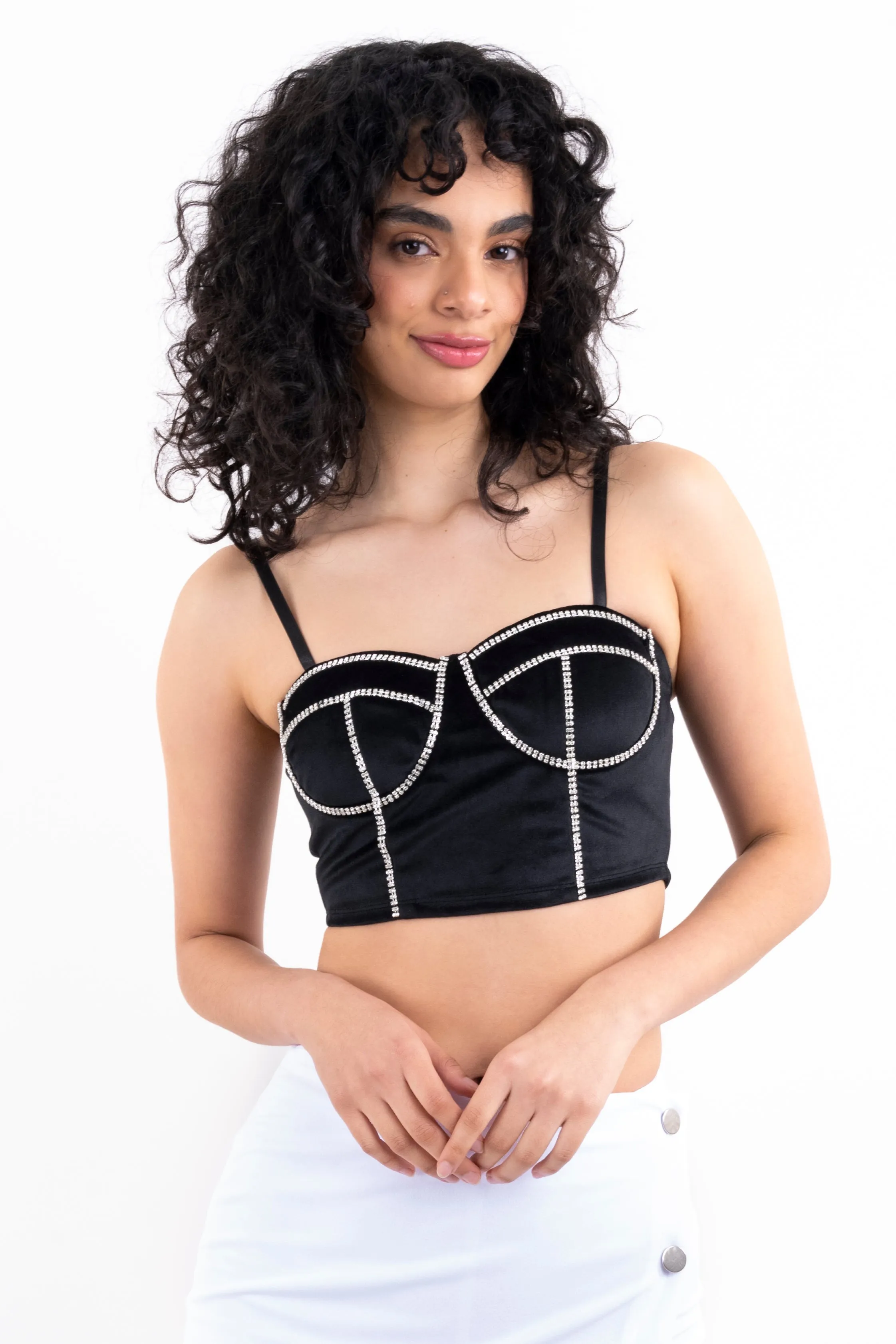 Top velvet copas brillos sold by Shasa product image thumbnail 2