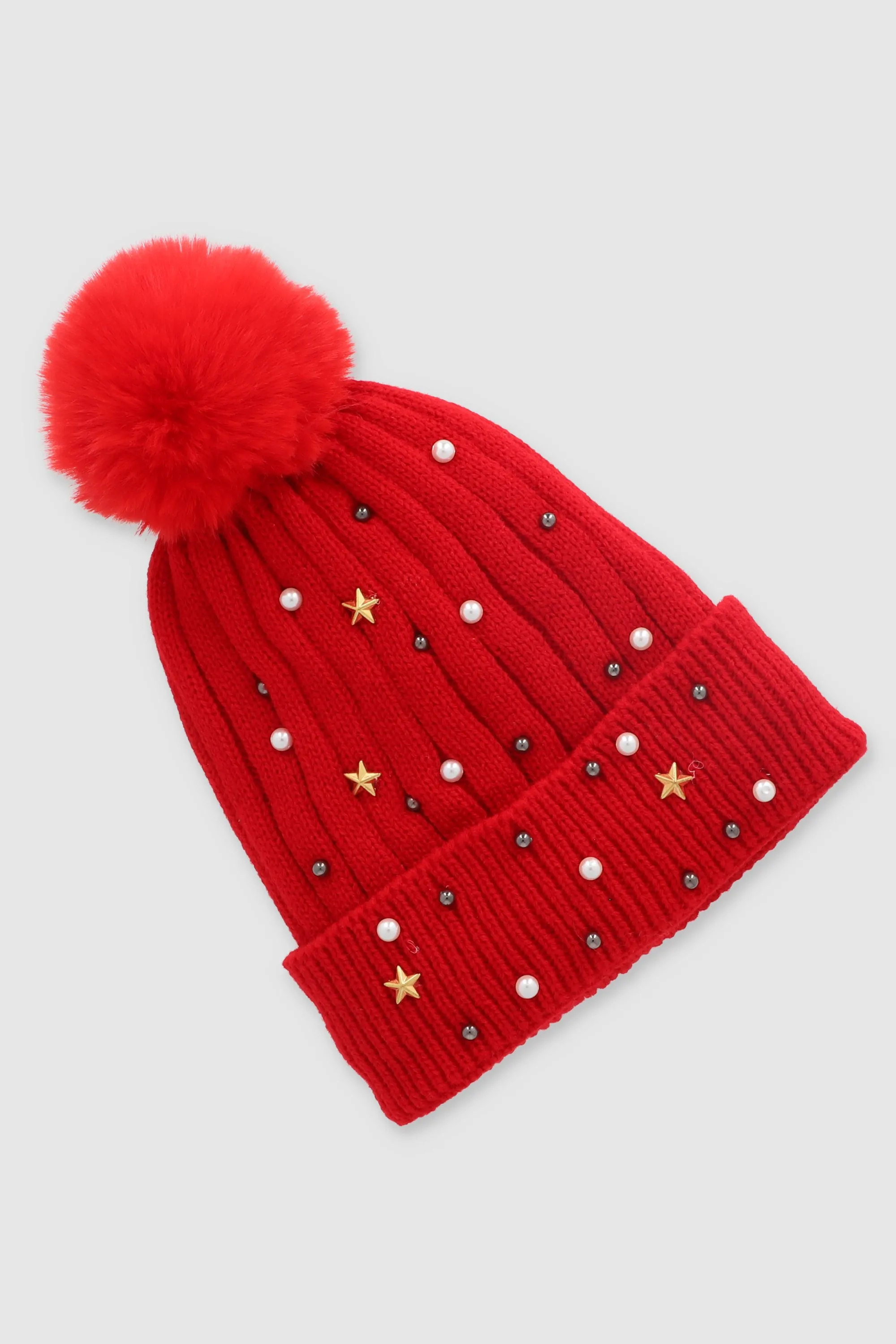 Gorro tejido brillos pompón sold by Shasa product image thumbnail 2