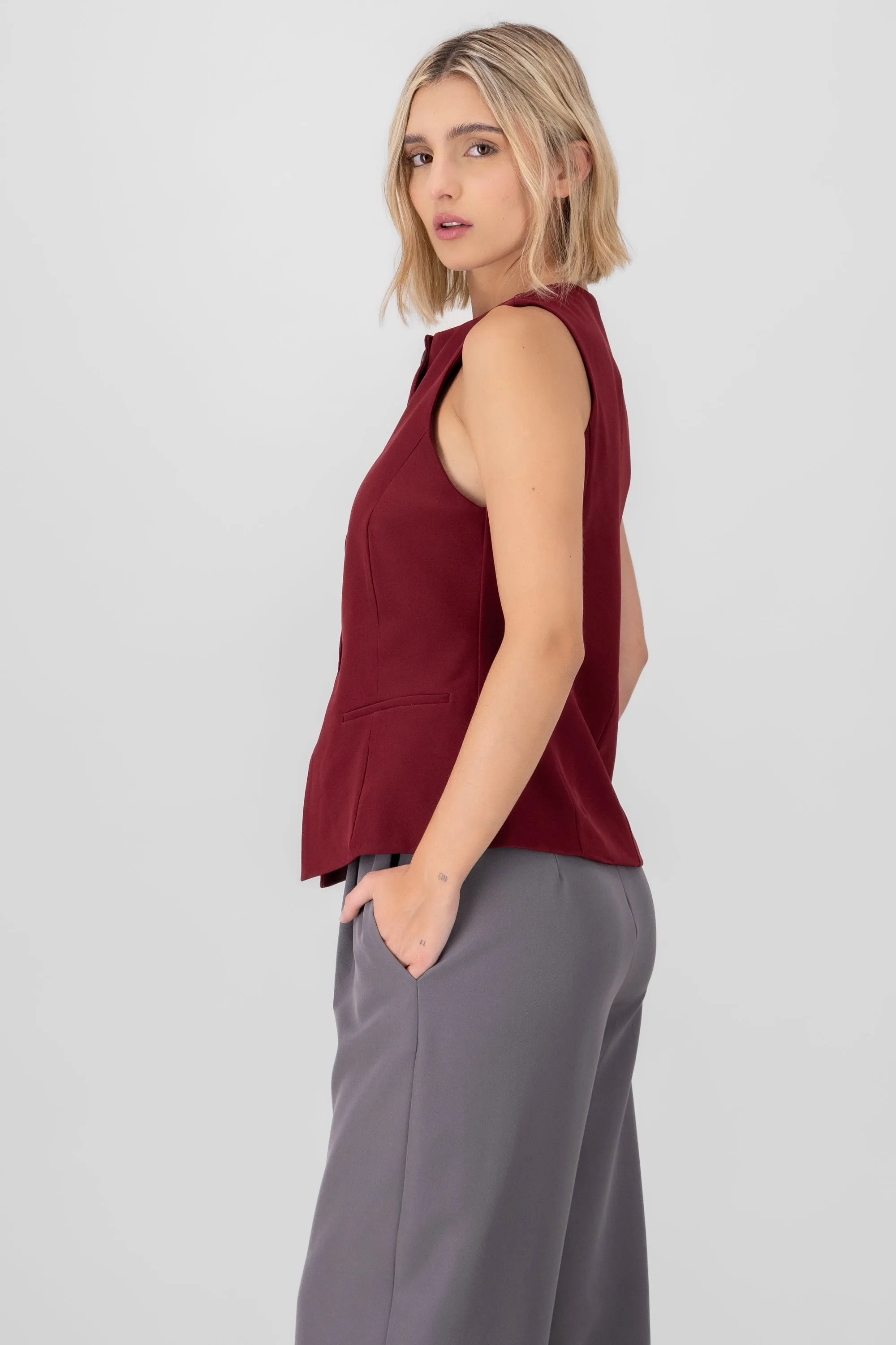 Chaleco largo sastre con botones Hypsters sold by Shasa product image thumbnail 4