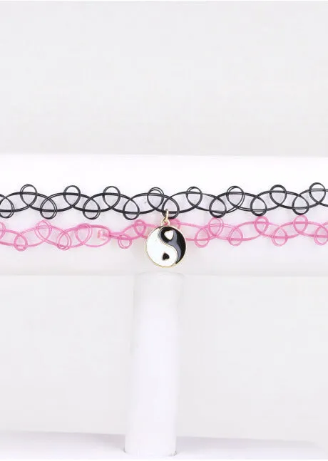 Set 2 Choker Yin Yang sold by Shasa product image thumbnail 2