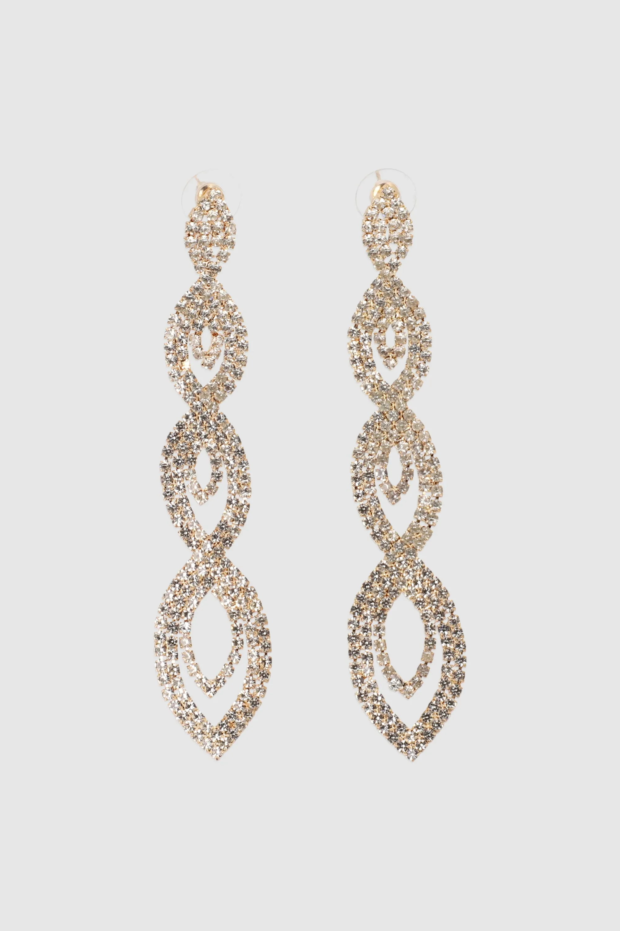 Aretes formas full brillos sold by Shasa