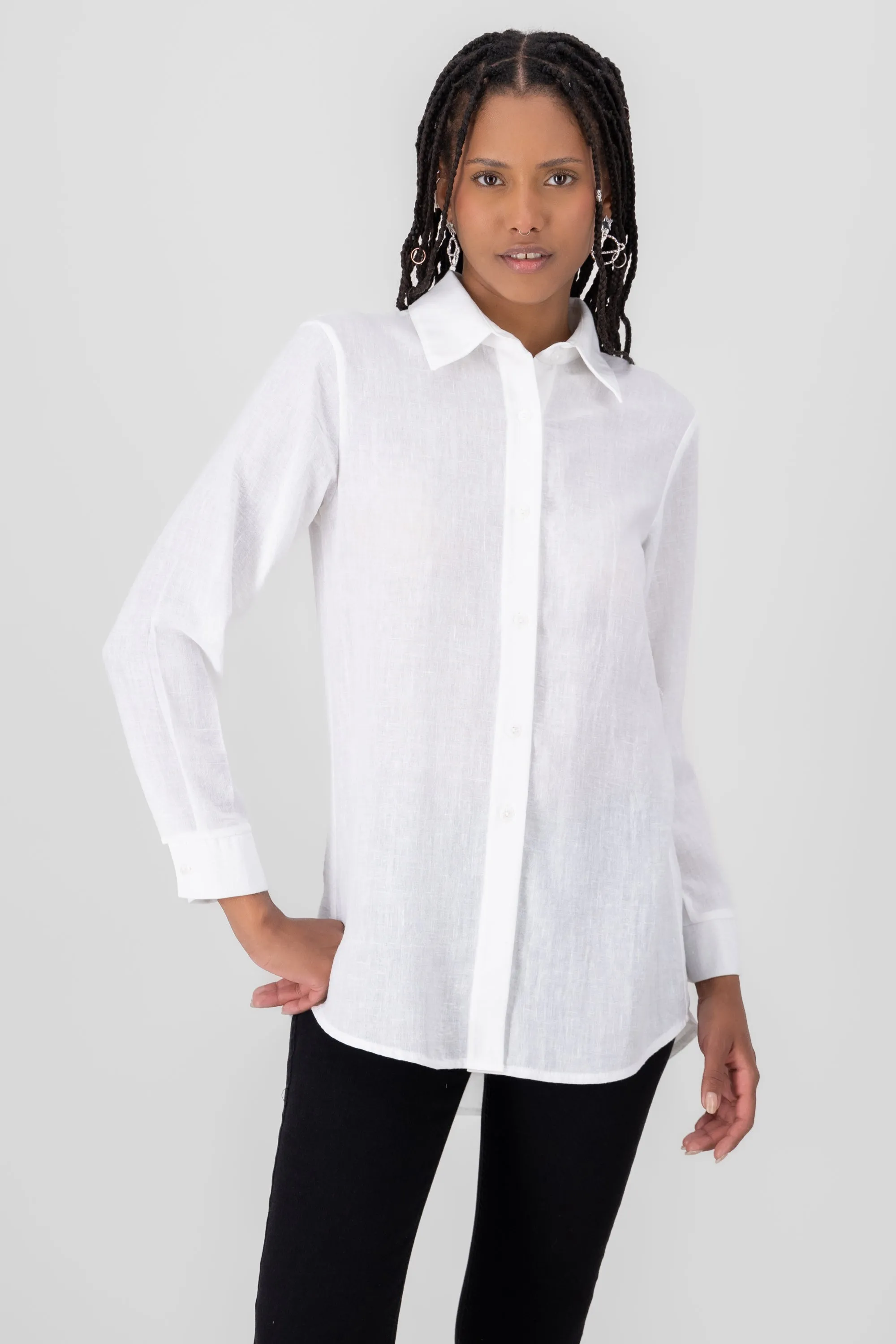 camisa fluida manga larga sold by Shasa product image thumbnail 2