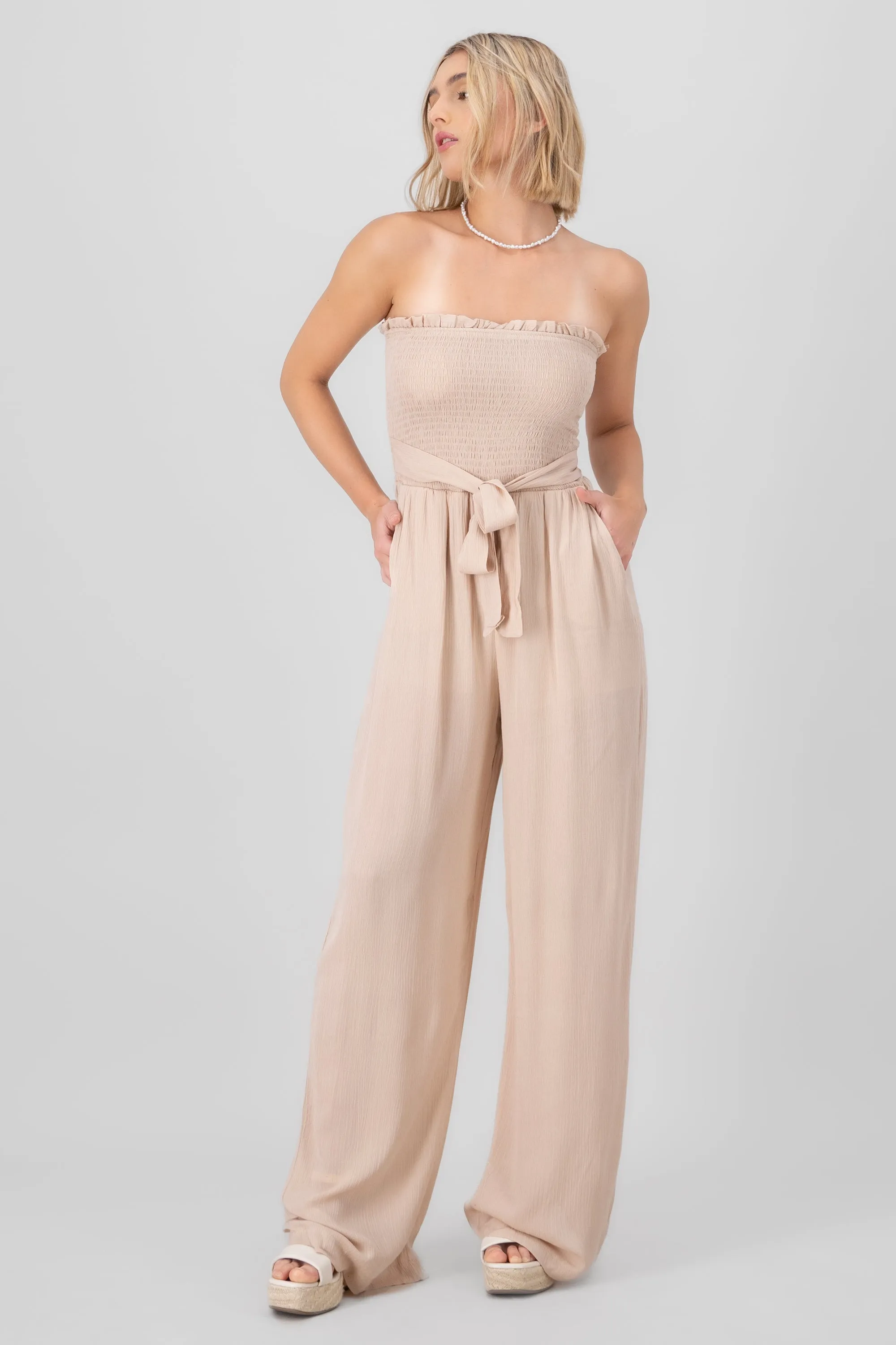 Jumpsuit bandeau amplio con amarre sold by Shasa product image thumbnail 2