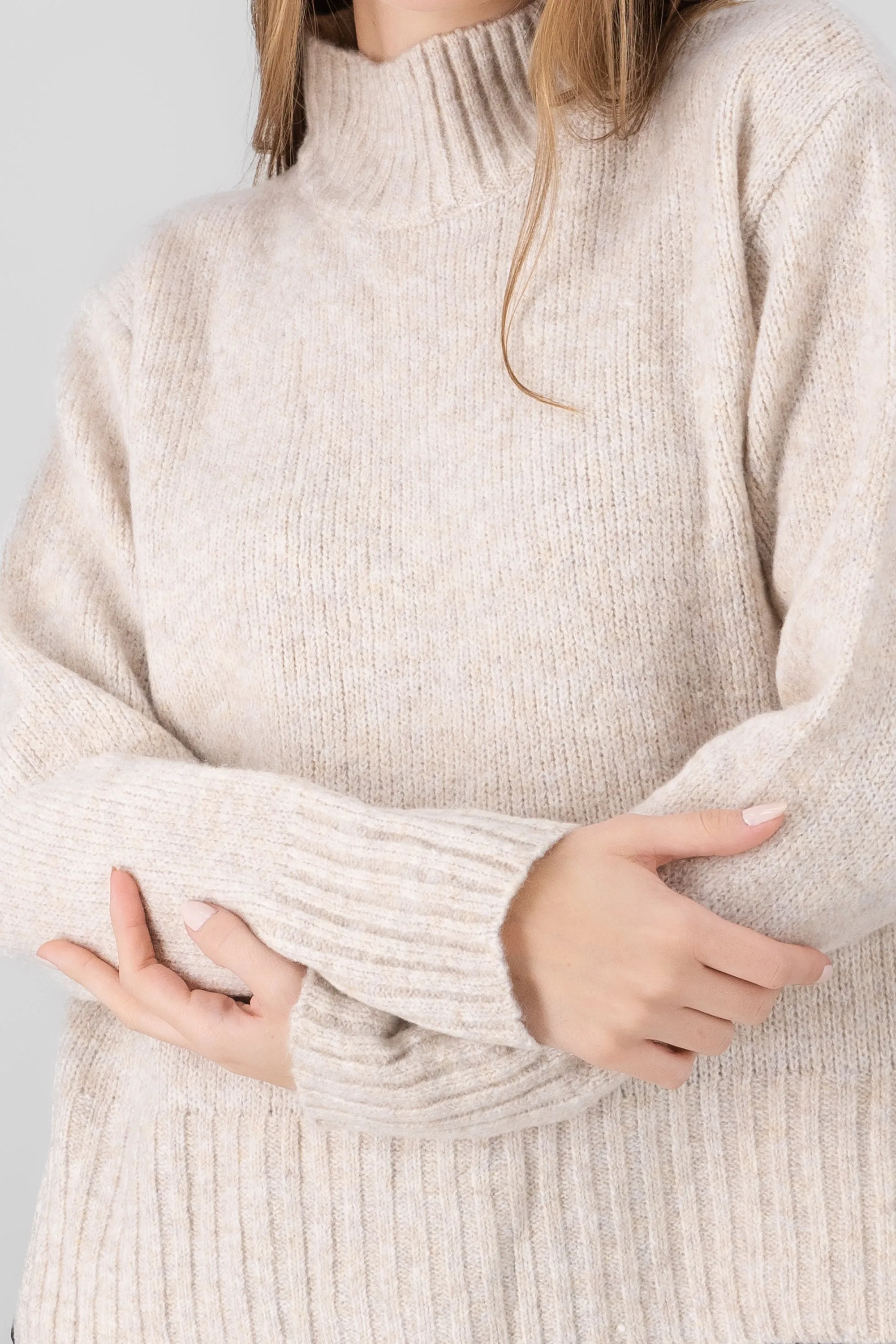 Sueter manga larga tejido cuello alto Hypsters sold by Shasa product image thumbnail 5