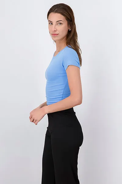 Top acanalado manga corta sold by Shasa product image thumbnail 3