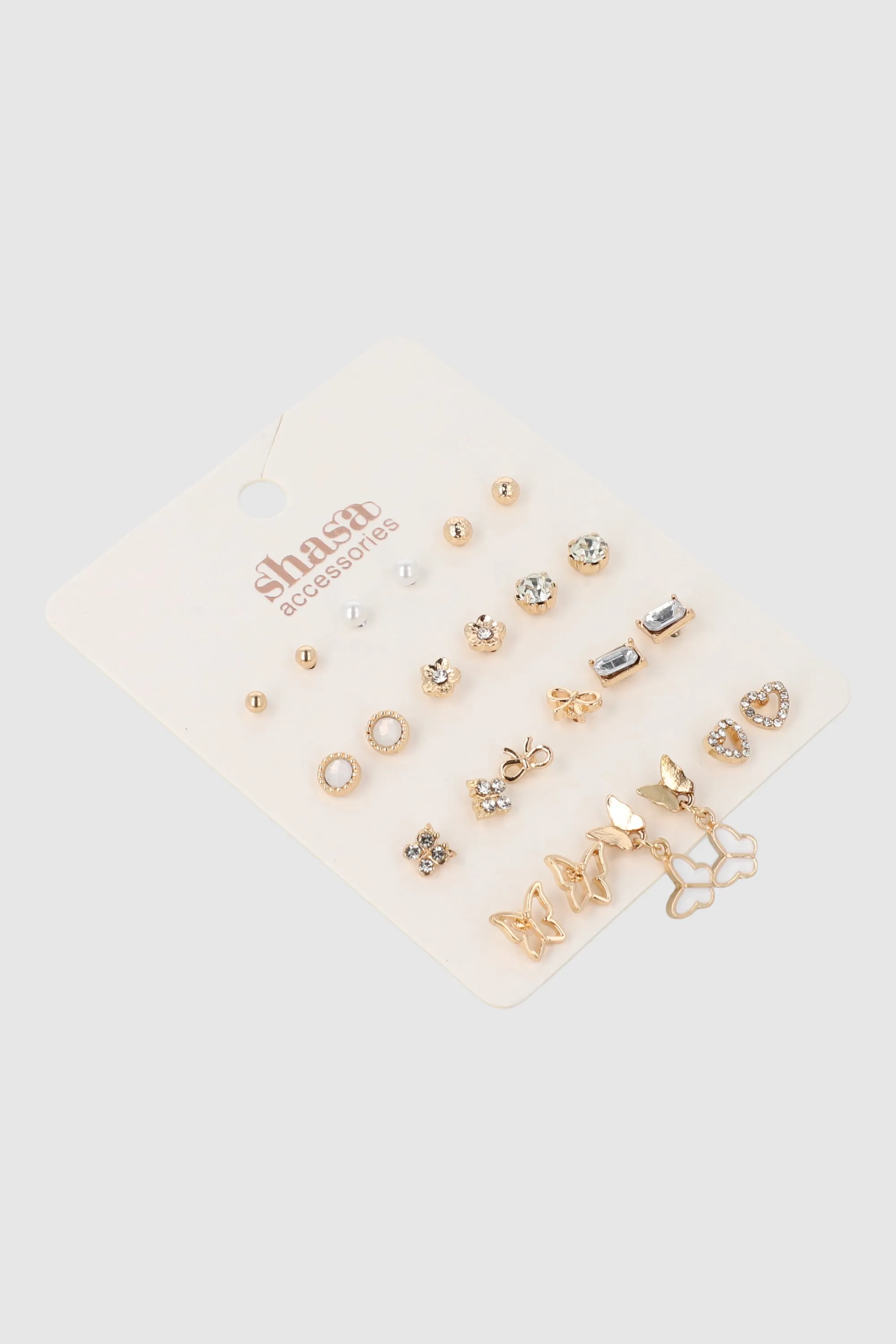 12 PR ARETES MARIPOSAS METAL sold by Shasa product image thumbnail 2