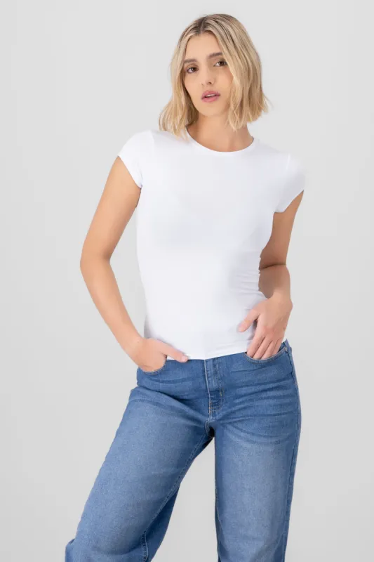 T-shirt cuello redondo manga corta sold by Shasa