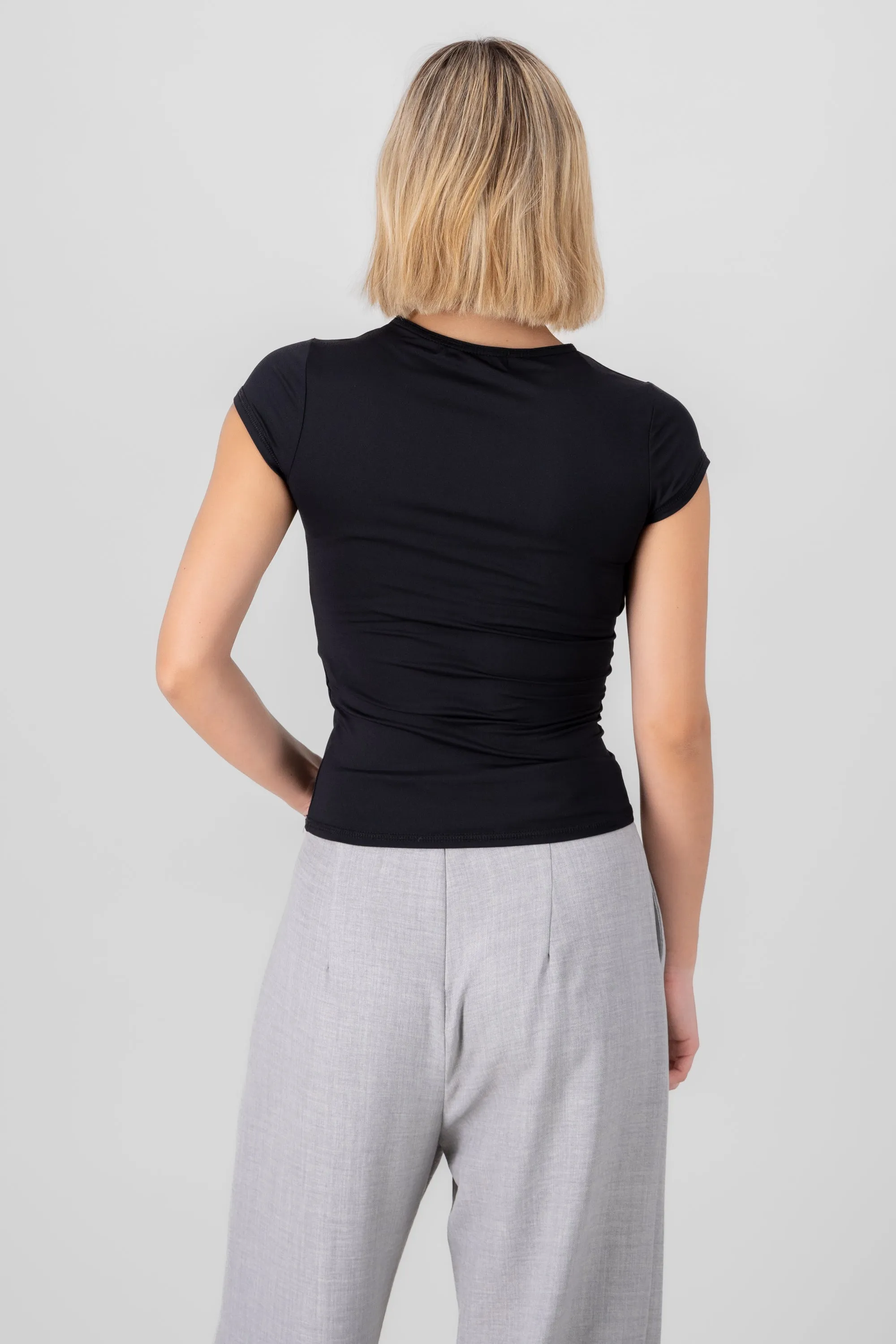 T-shirt cuello redondo manga corta sold by Shasa product image thumbnail 4