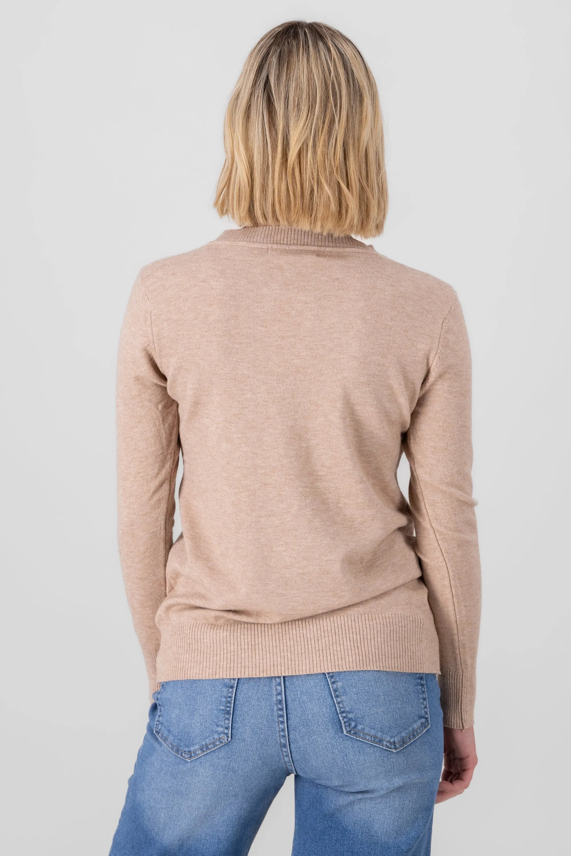 Sueter manga larga tejido cuello redondo sold by Shasa product image thumbnail 4