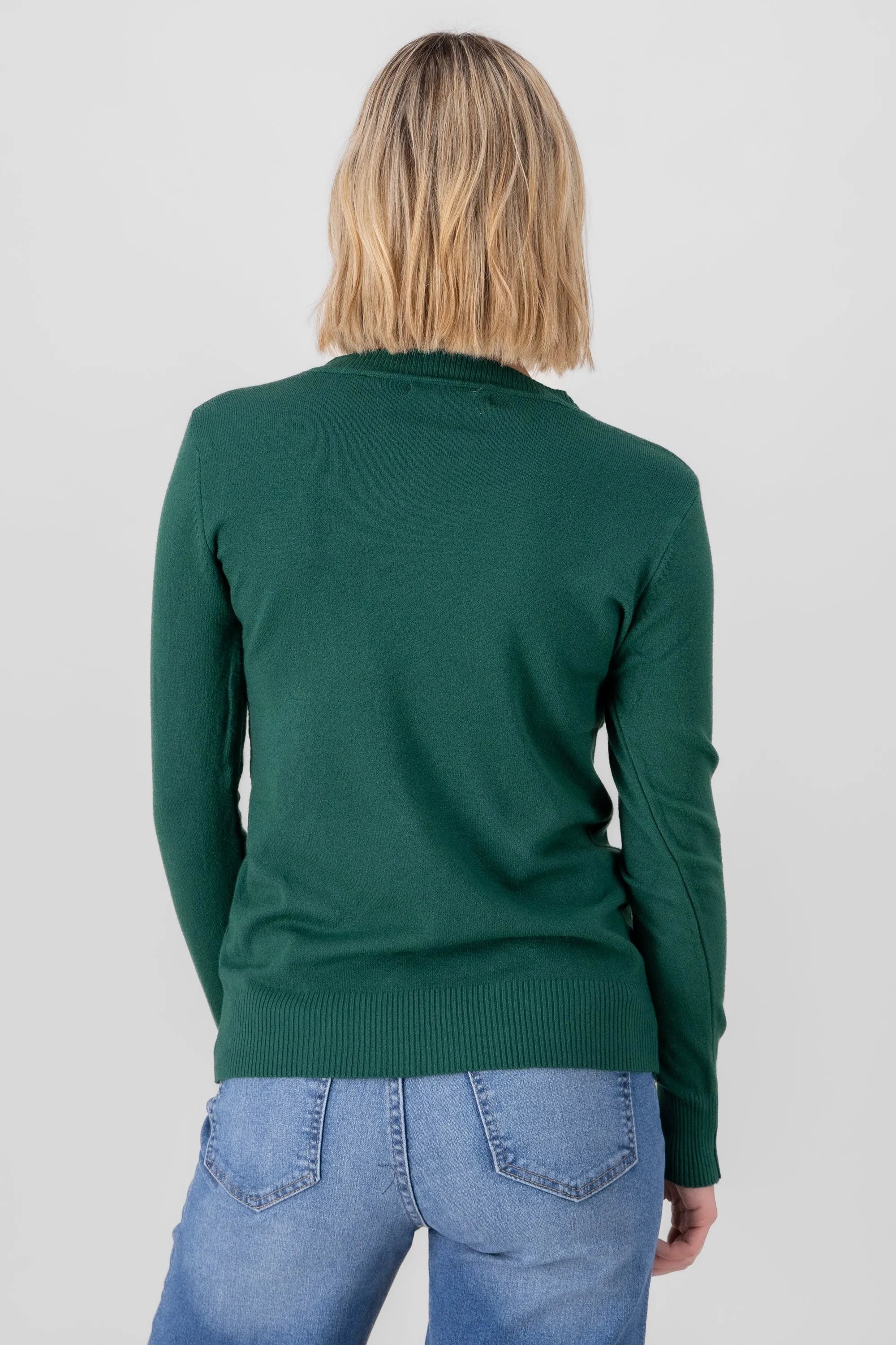 Sueter manga larga tejido cuello redondo sold by Shasa product image thumbnail 4