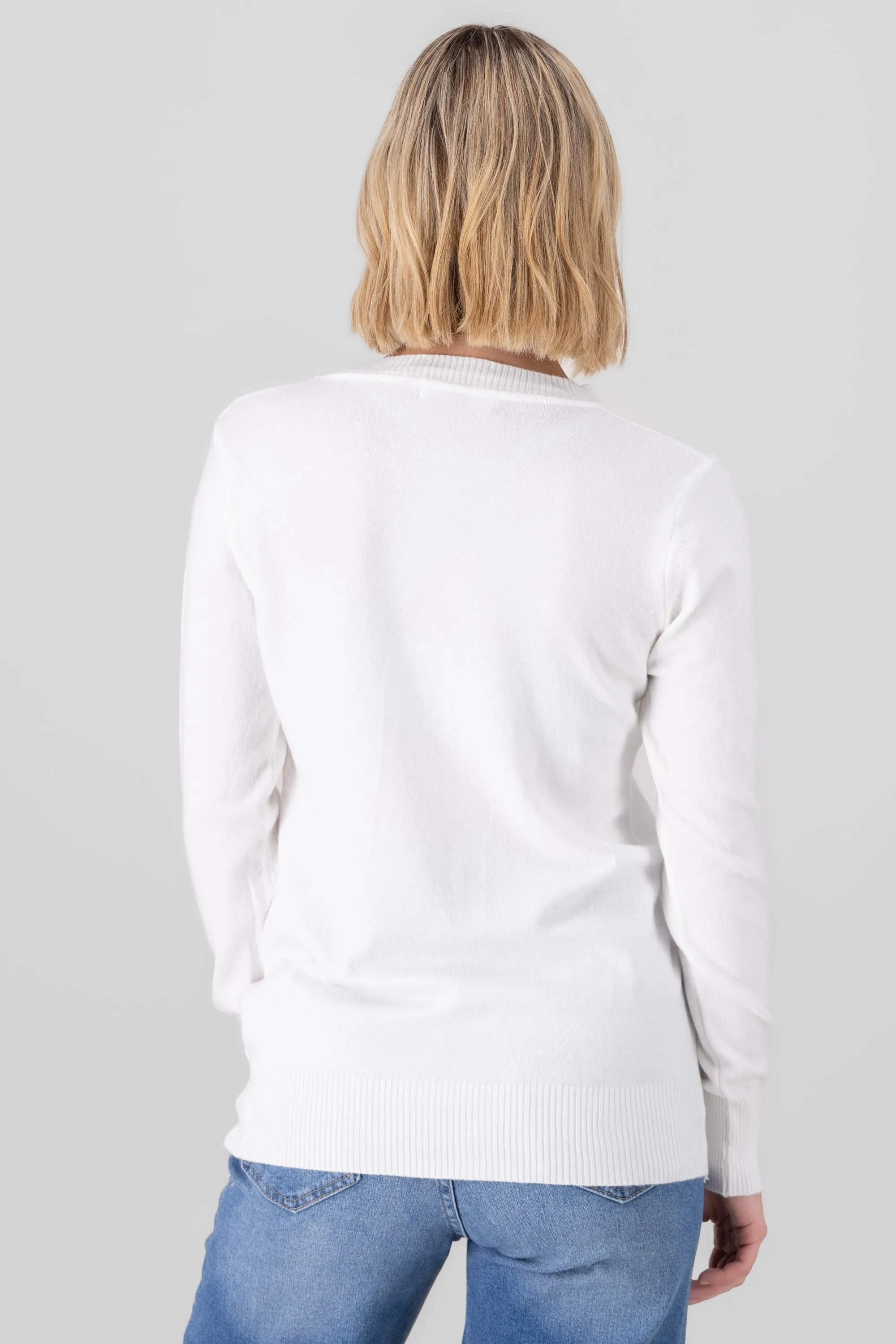 Sueter manga larga tejido cuello redondo sold by Shasa product image thumbnail 4