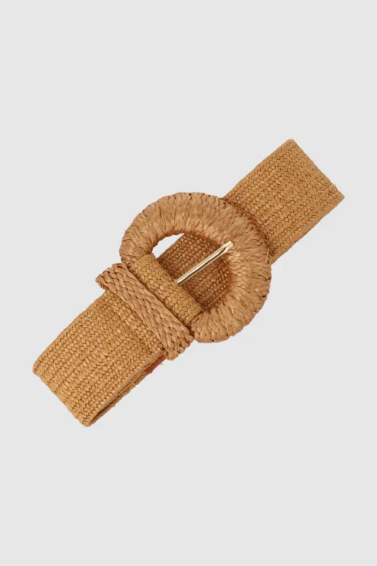 Cinturon yute hebilla chunky sold by Shasa