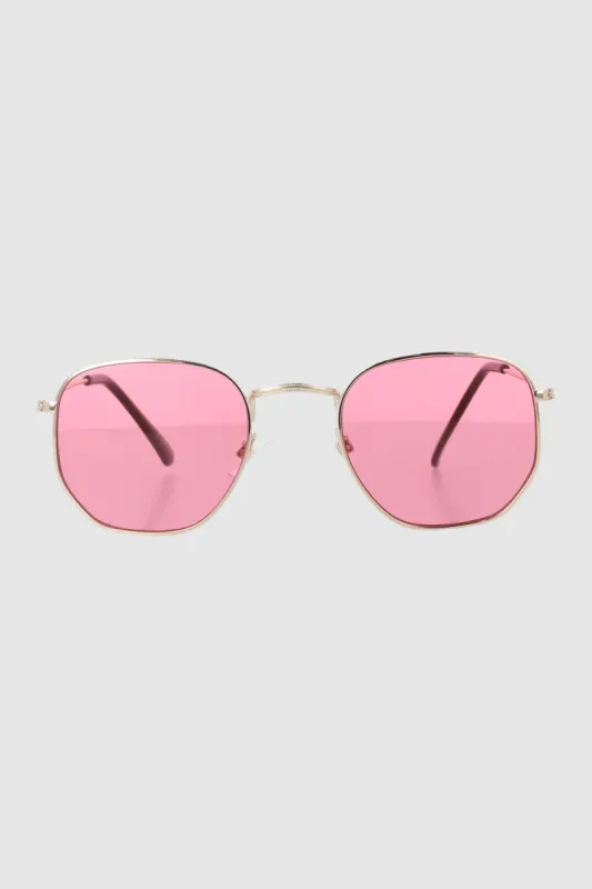 Lentes geometricos tonos brillantes sold by Shasa