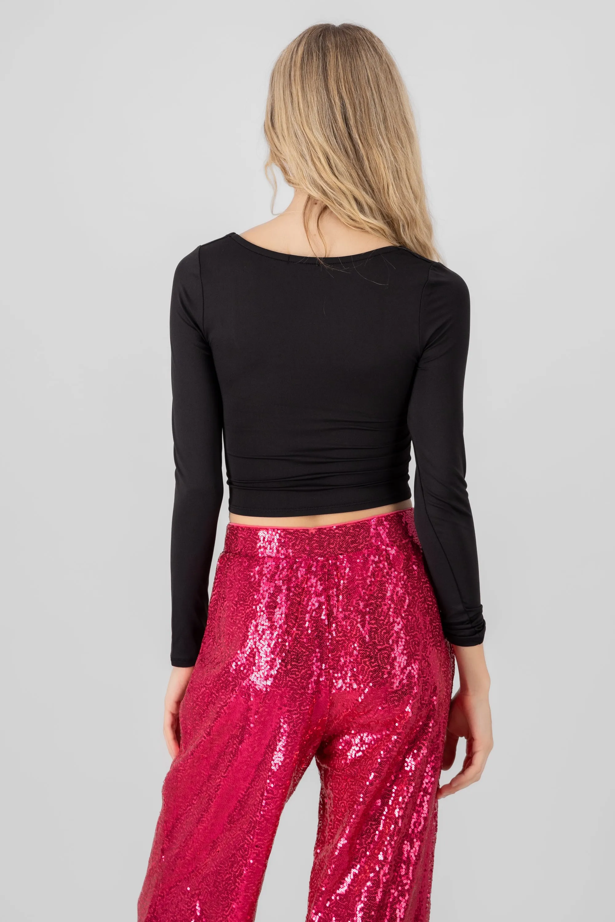 Top manga larga escote cuadrado sold by Shasa product image thumbnail 4