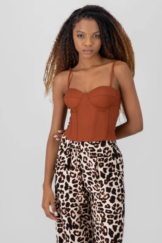 Corset liso copas tirantes sold by Shasa