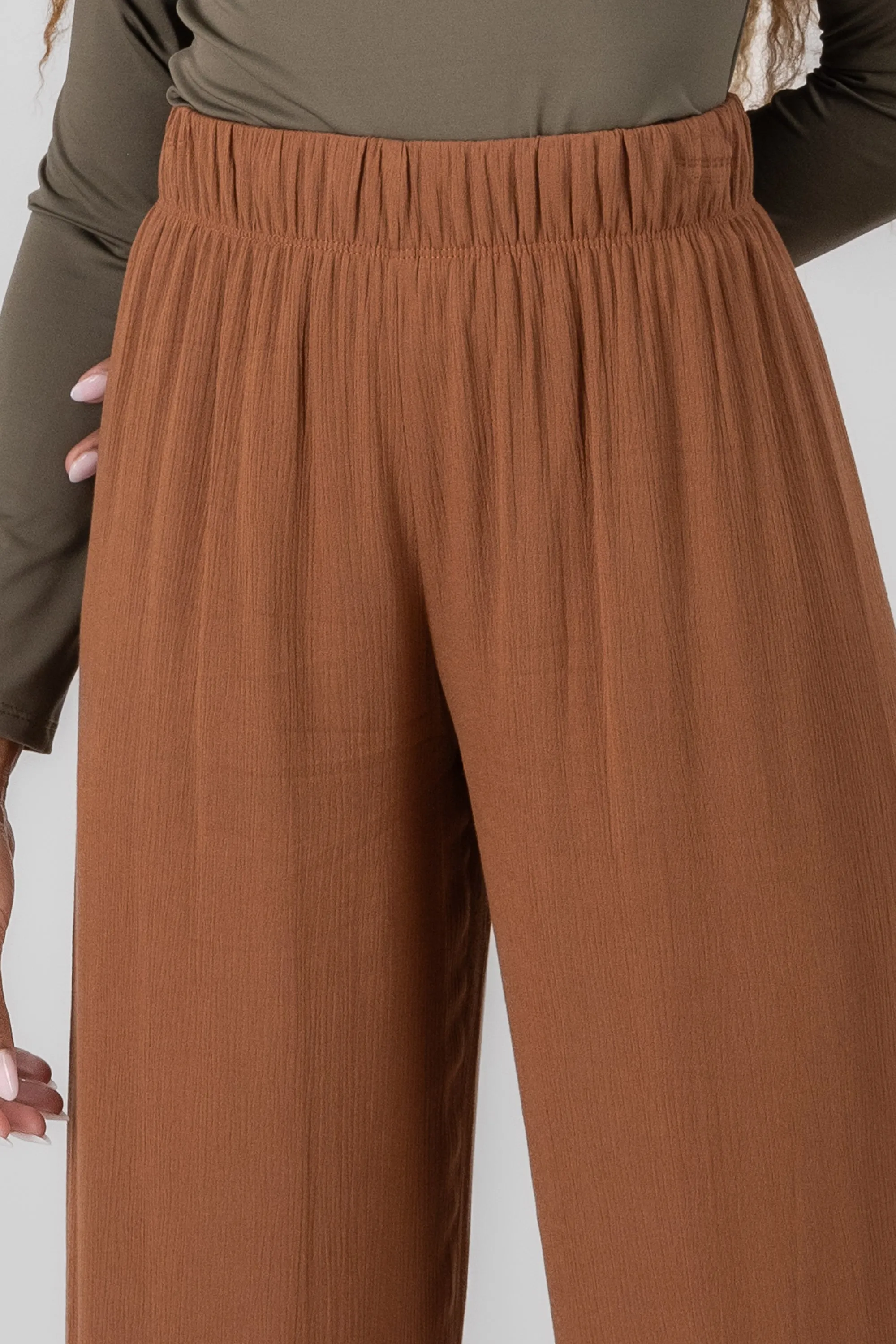 Pantalón Wide Leg Cintura Elástico sold by Shasa product image thumbnail 5