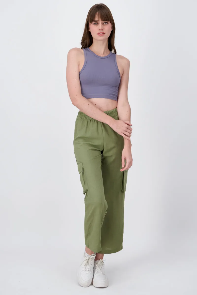 Pantalon bolsas cargo detalle resorte sold by Shasa