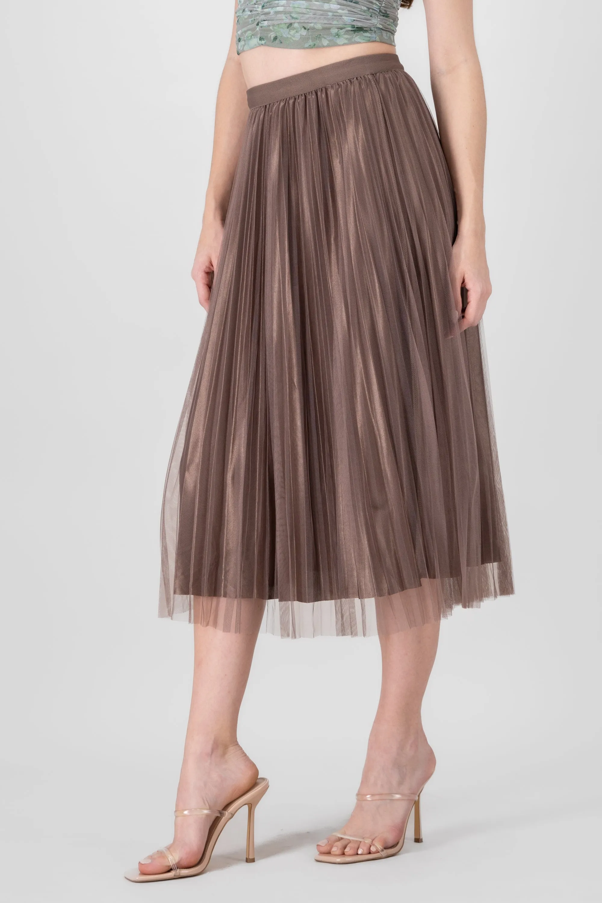 Falda midi de mesh sold by Shasa product image thumbnail 3