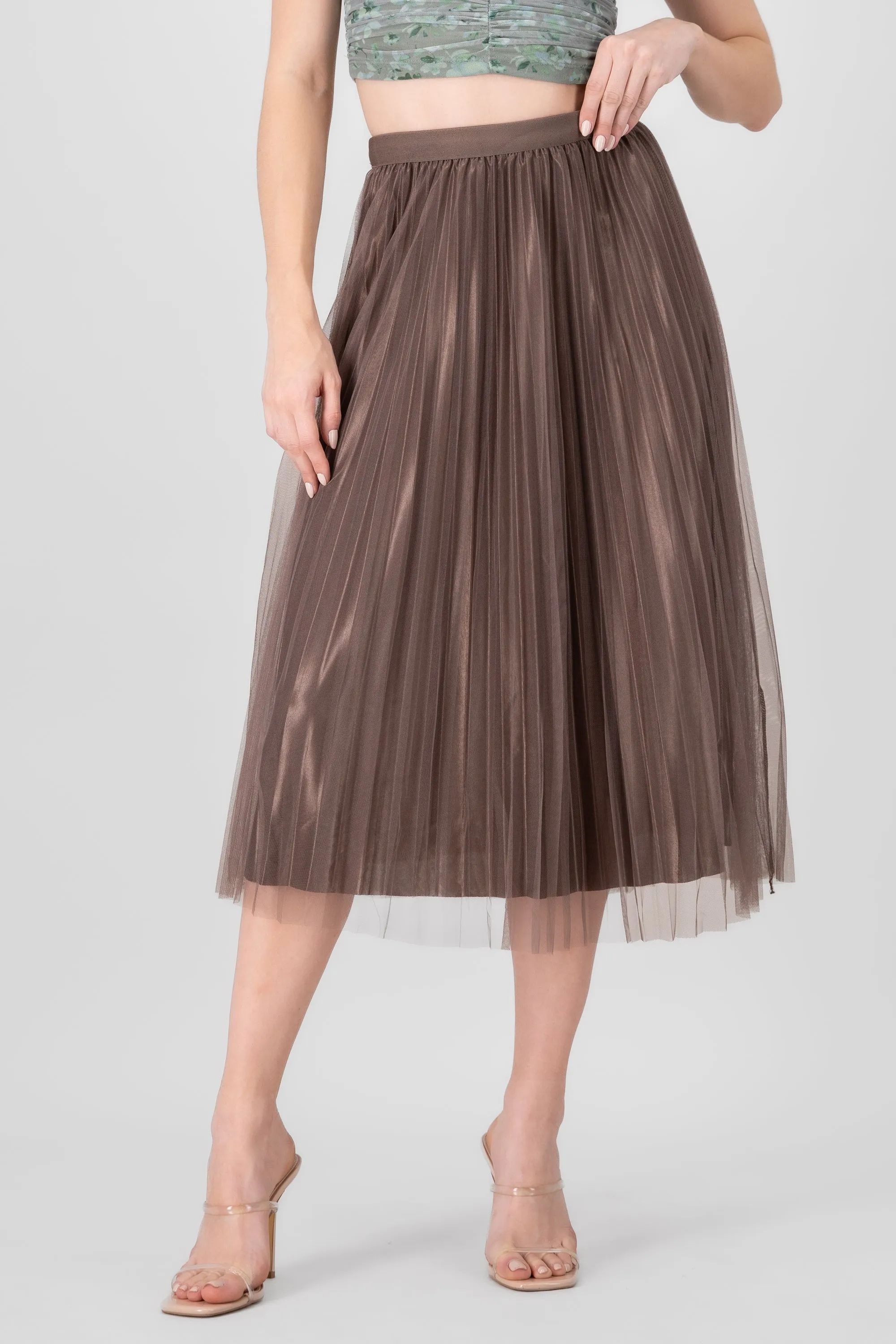 Falda midi de mesh sold by Shasa product image thumbnail 2