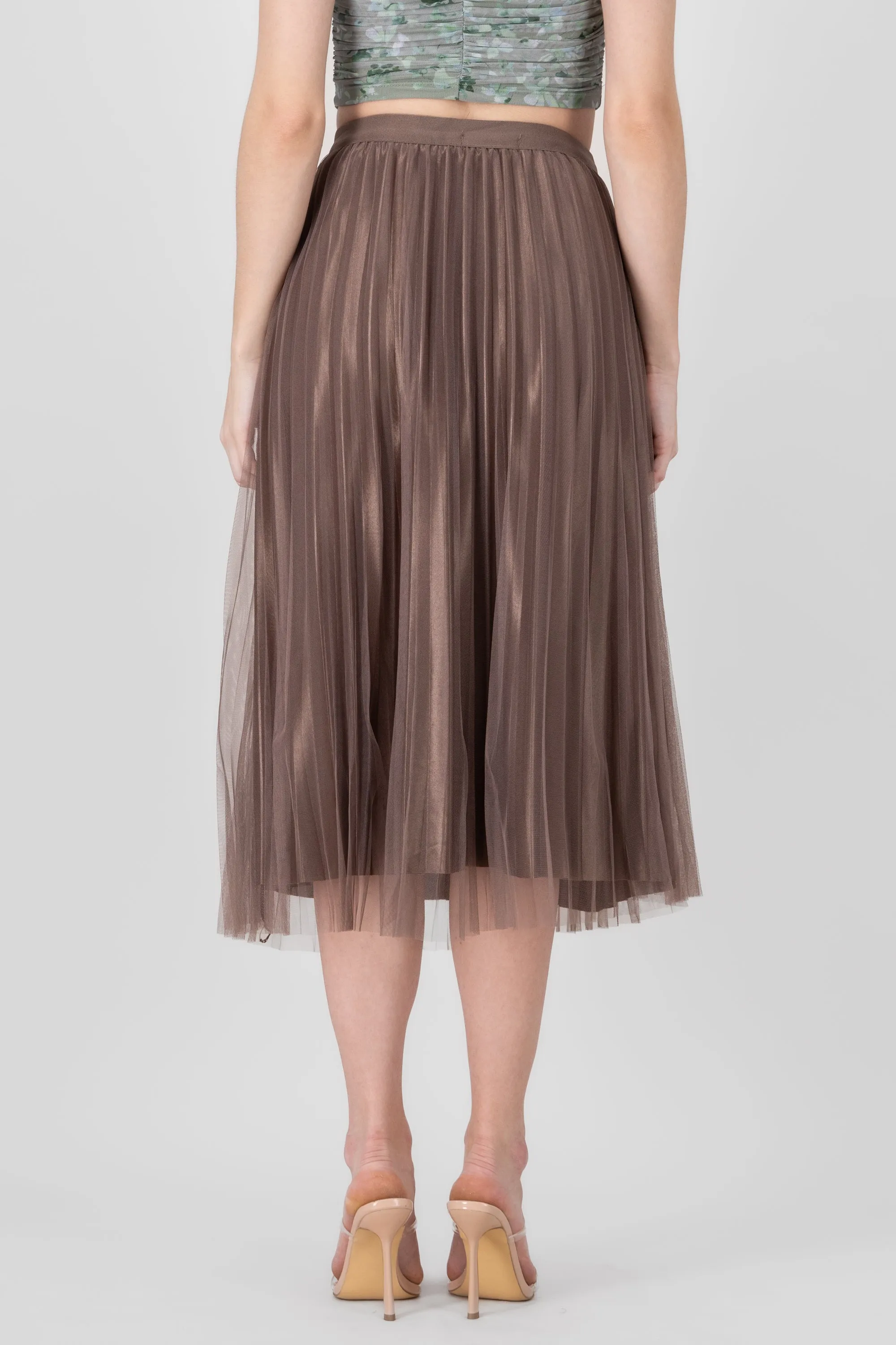 Falda midi de mesh sold by Shasa product image thumbnail 4