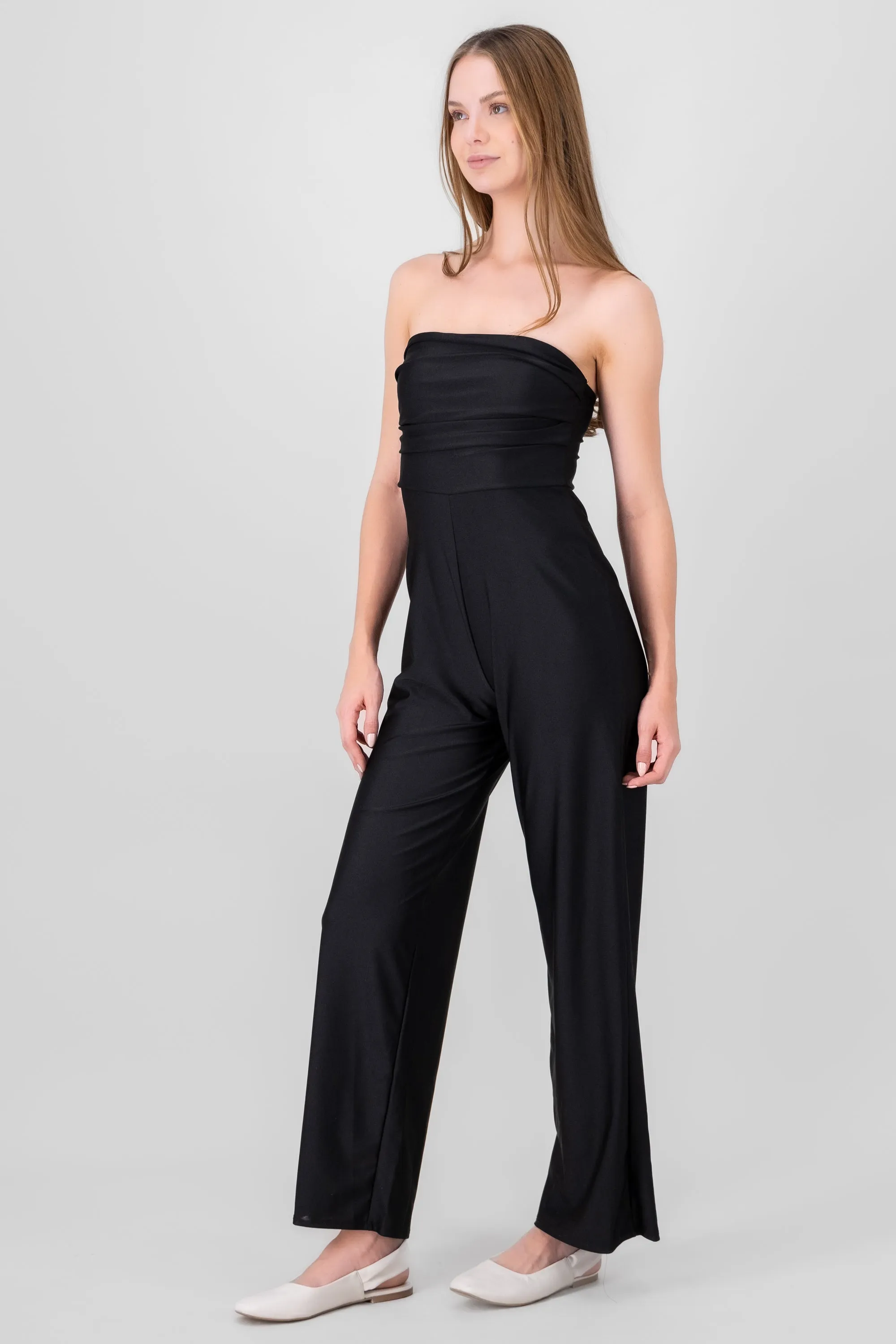 Jumpsuit strapless con detalle liso sold by Shasa product image thumbnail 3