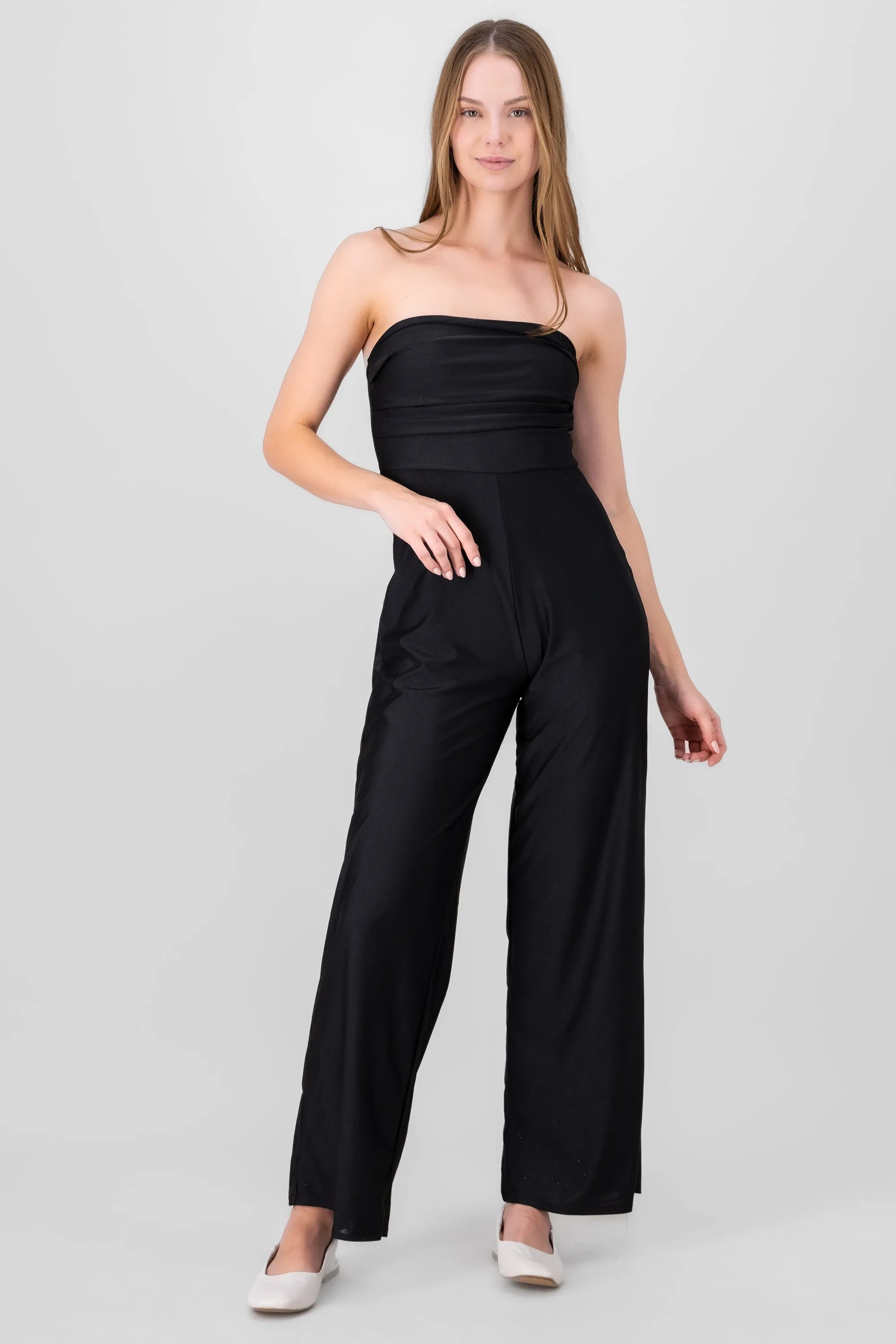 Jumpsuit strapless con detalle liso sold by Shasa product image thumbnail 2