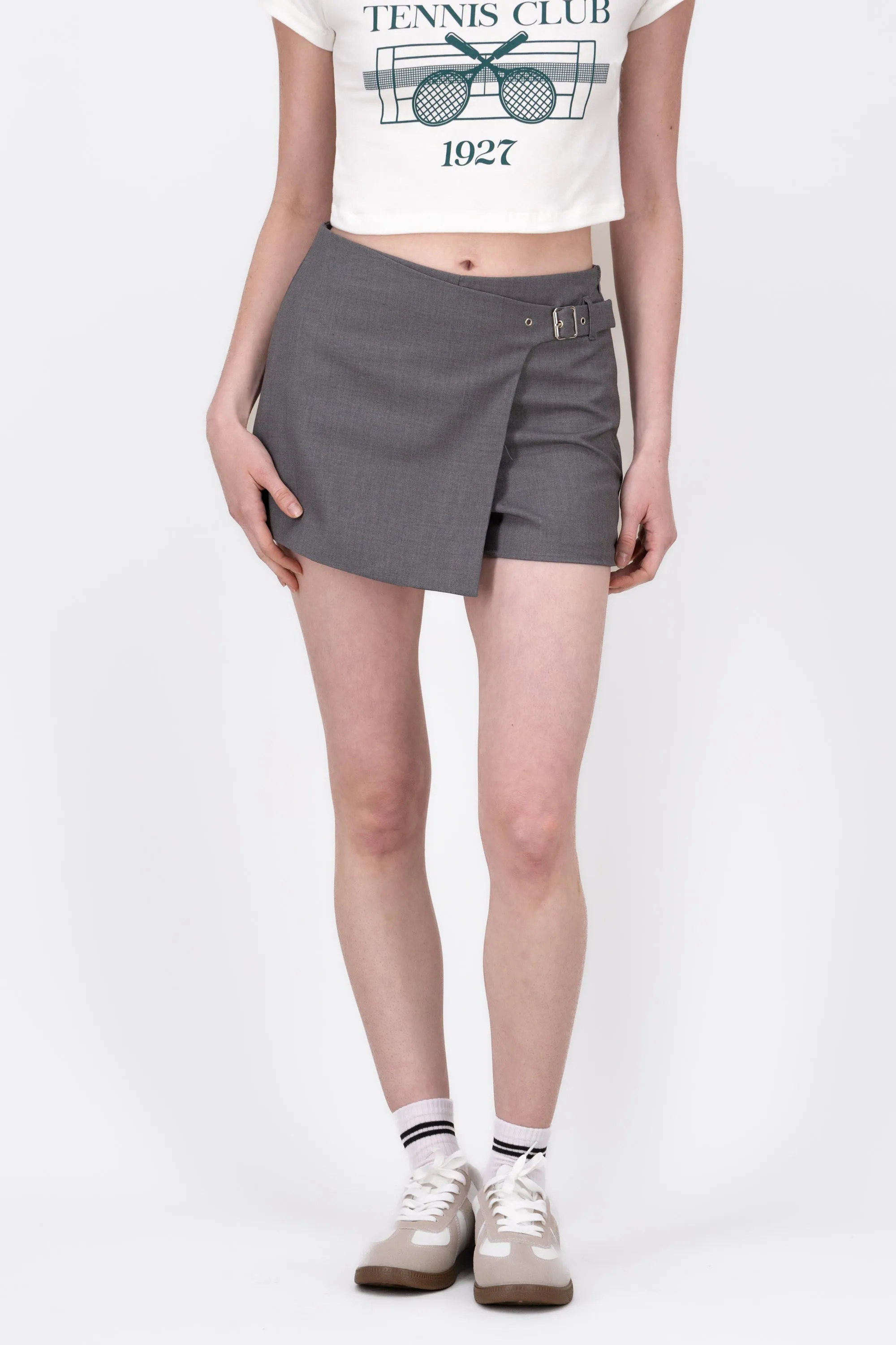 Mini Falda Con Cinturon Lisa sold by Shasa product image thumbnail 2