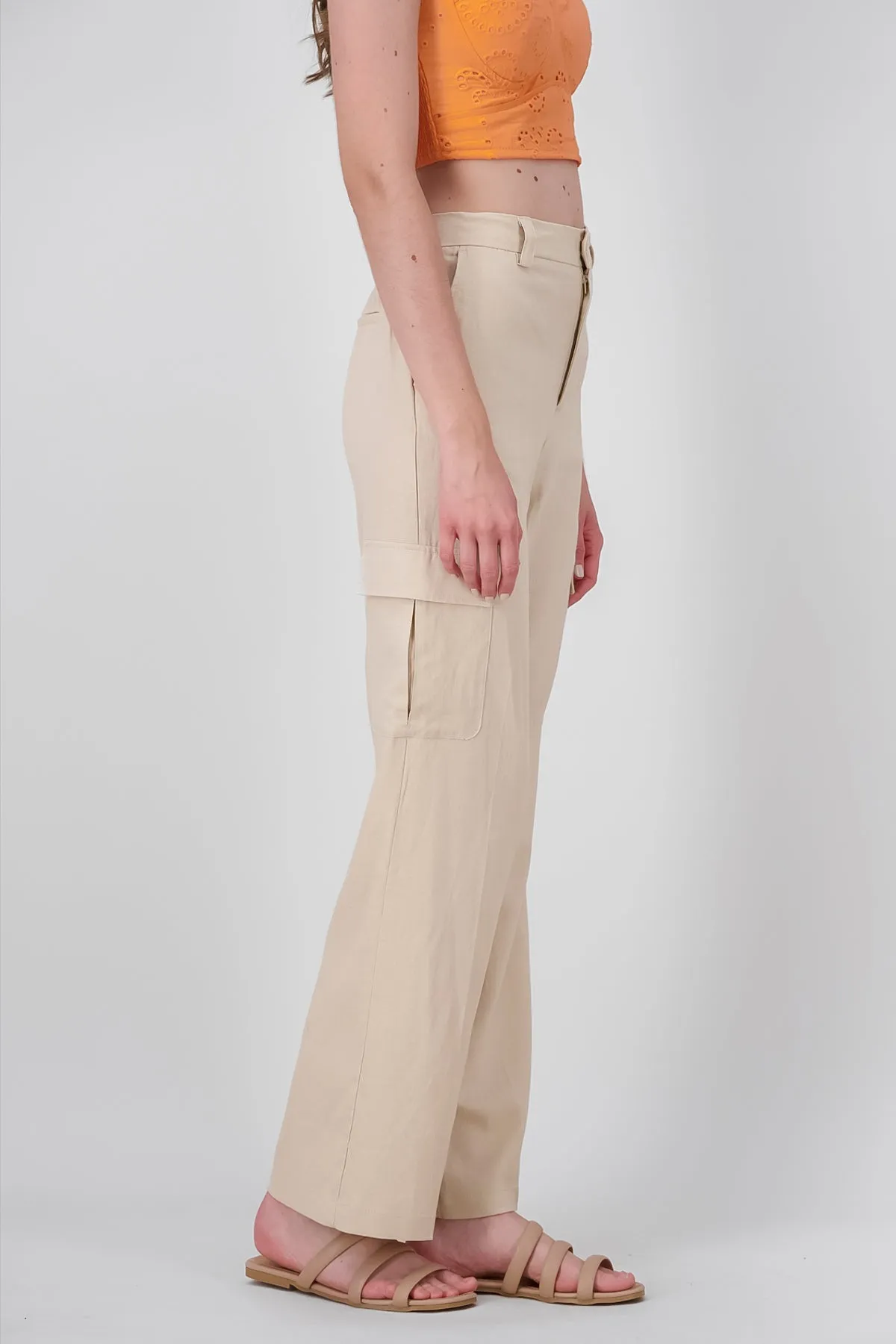 Pantalones Lino Bolsas Cargo sold by Shasa product image thumbnail 3