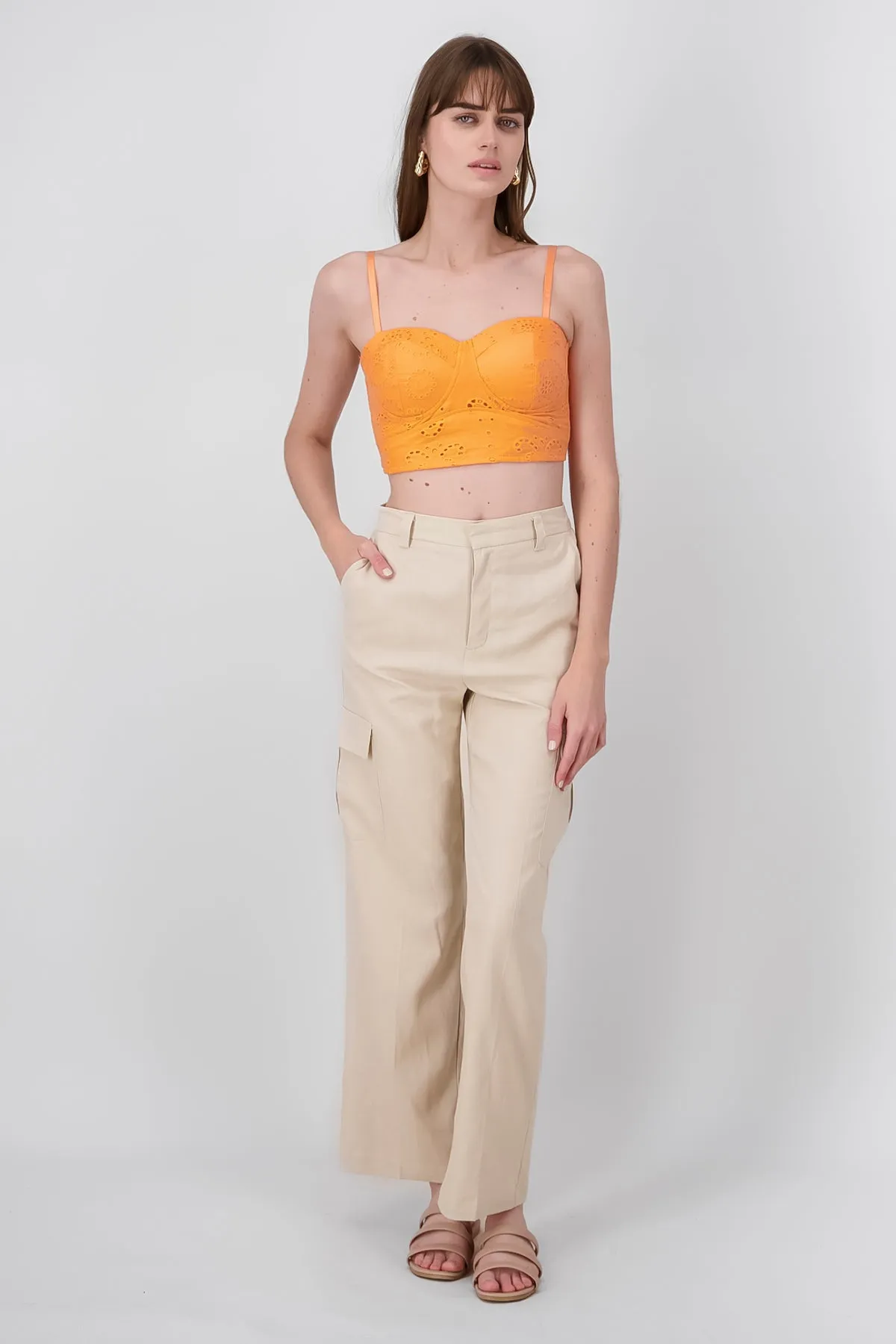 Pantalones Lino Bolsas Cargo sold by Shasa