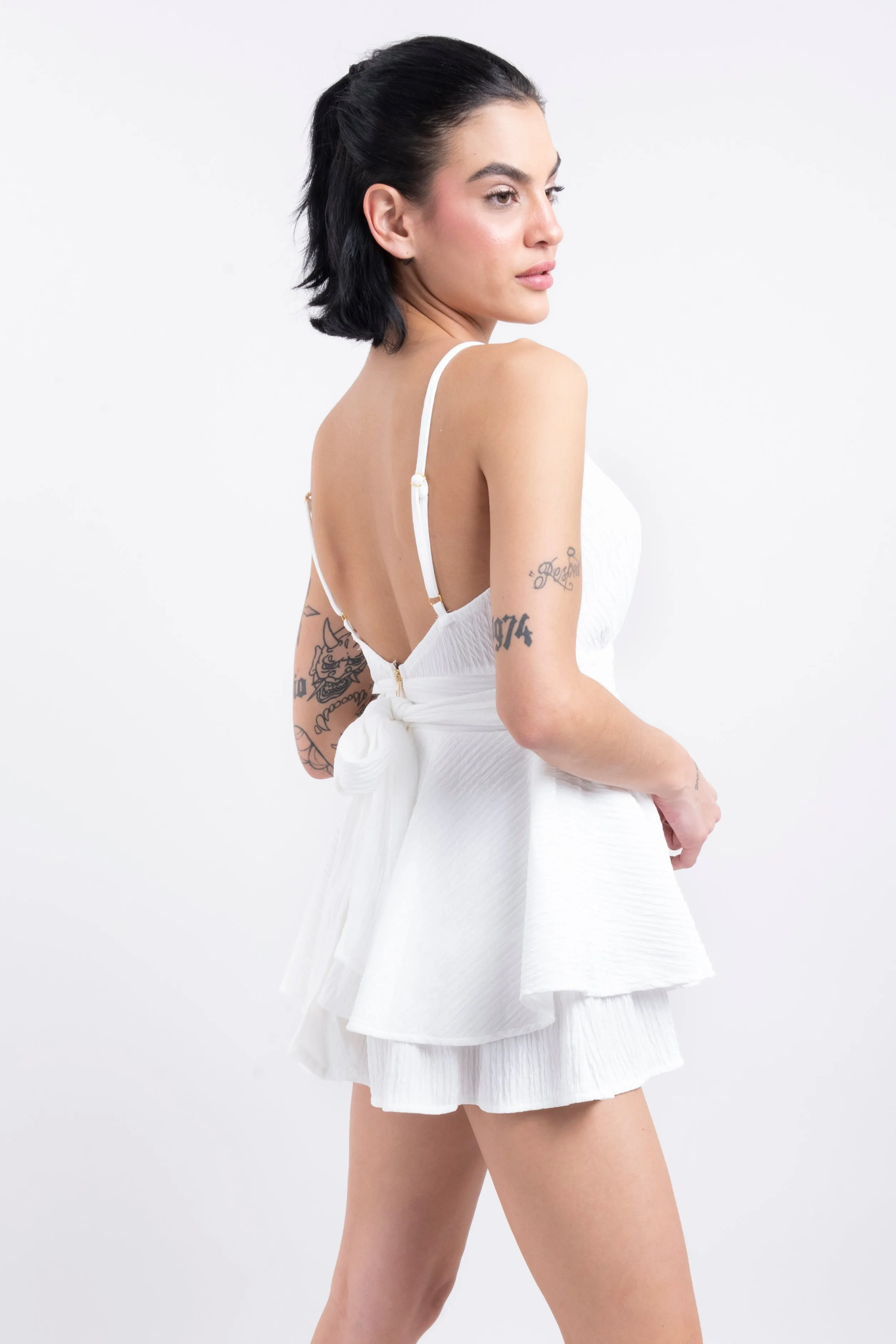 Vestido Mini Olanes Textura sold by Shasa product image thumbnail 3