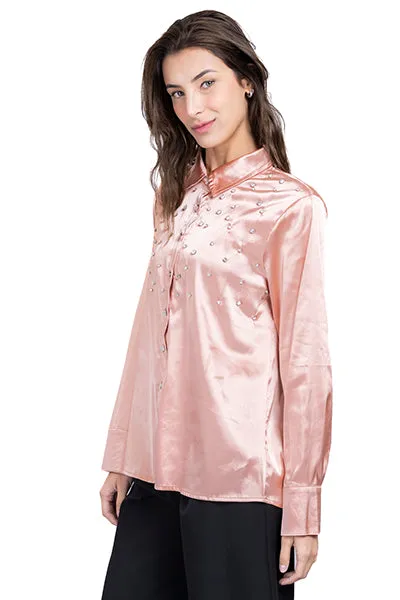Camisa Satinada Con Brillos sold by Shasa product image thumbnail 3