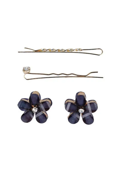 Set 4 broches metálicos mix sold by Shasa