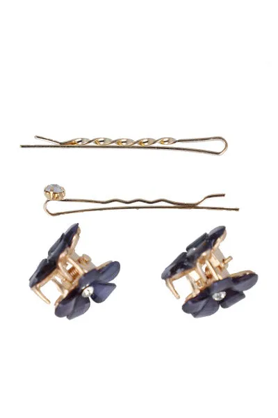 Set 4 broches metálicos mix sold by Shasa product image thumbnail 2