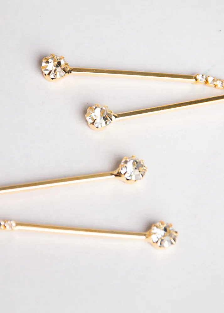 Aretes largos doble barra sold by Shasa product image thumbnail 2