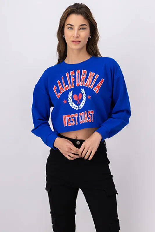 Sudadera Crop California sold by Shasa