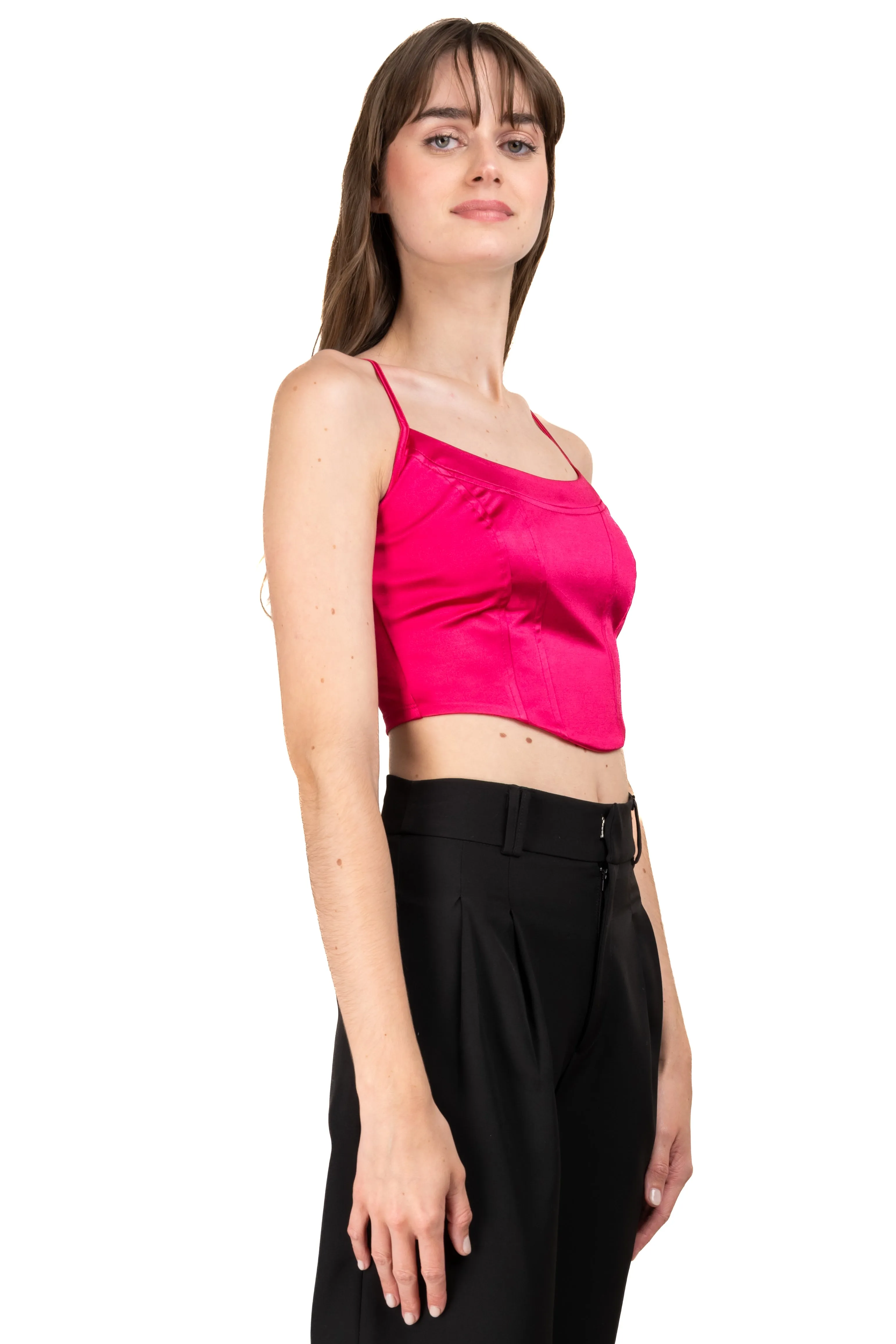 Top corset satín tirantes sold by Shasa product image thumbnail 3