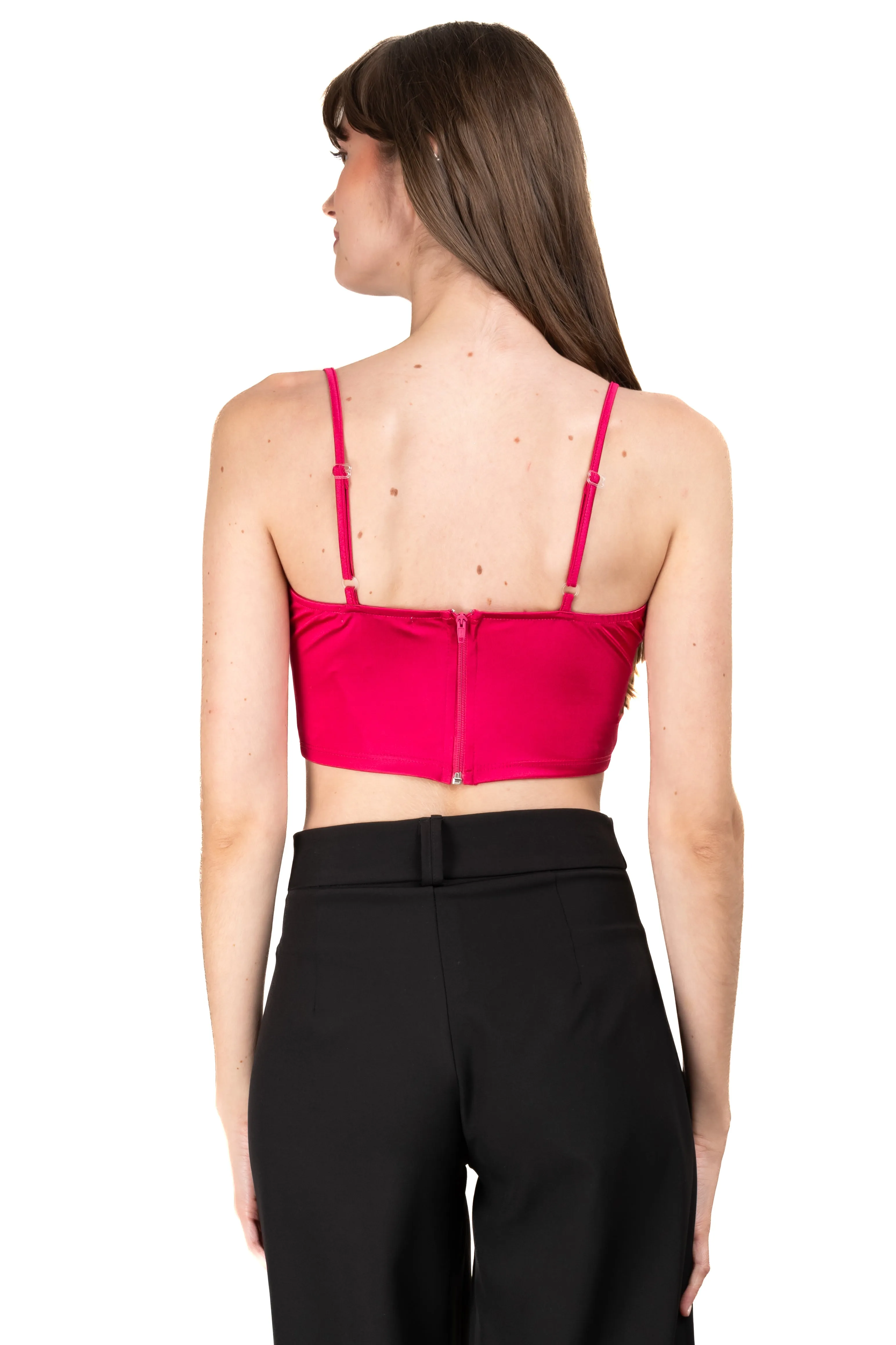 Top corset satín tirantes sold by Shasa product image thumbnail 4