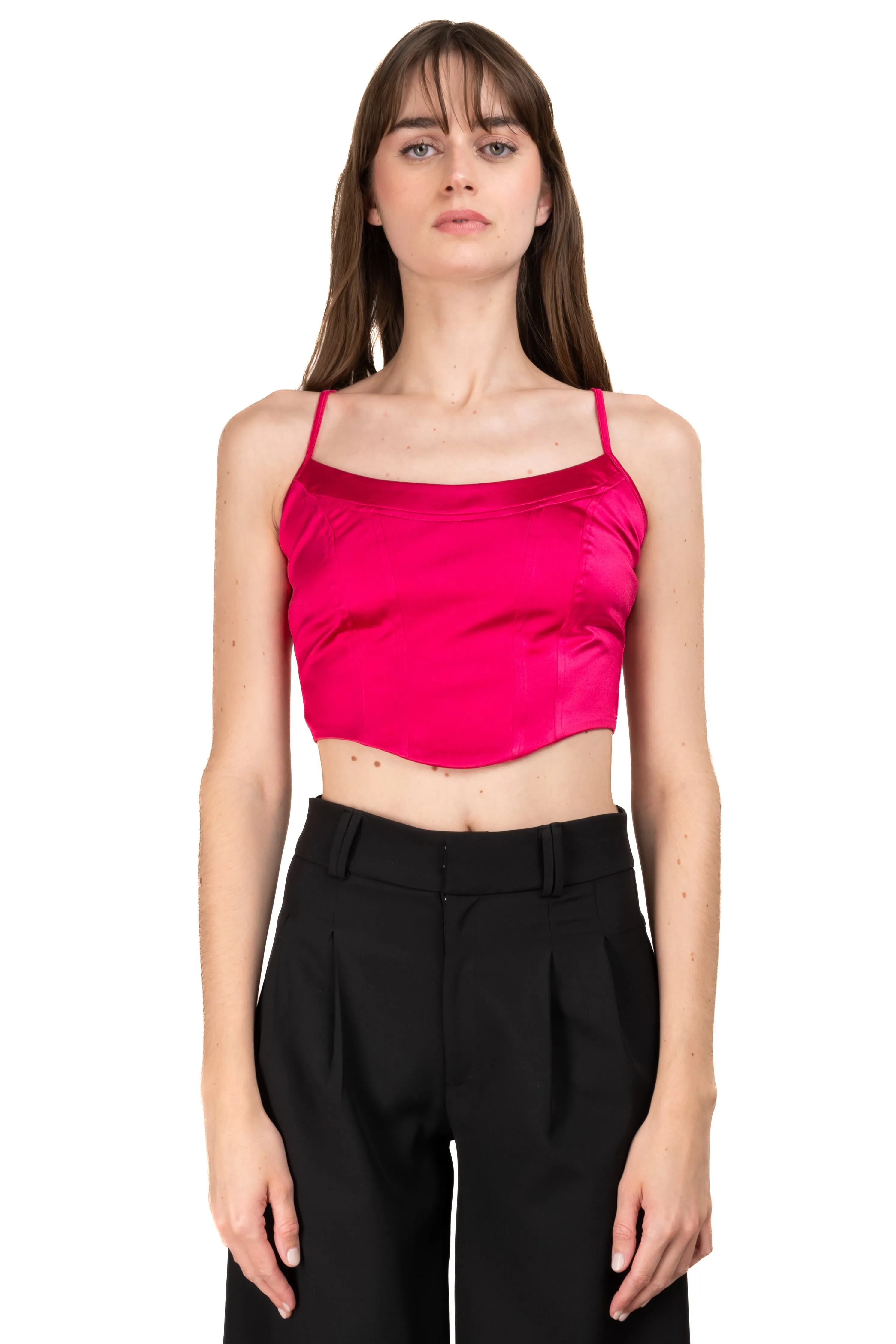 Top corset satín tirantes sold by Shasa product image thumbnail 2